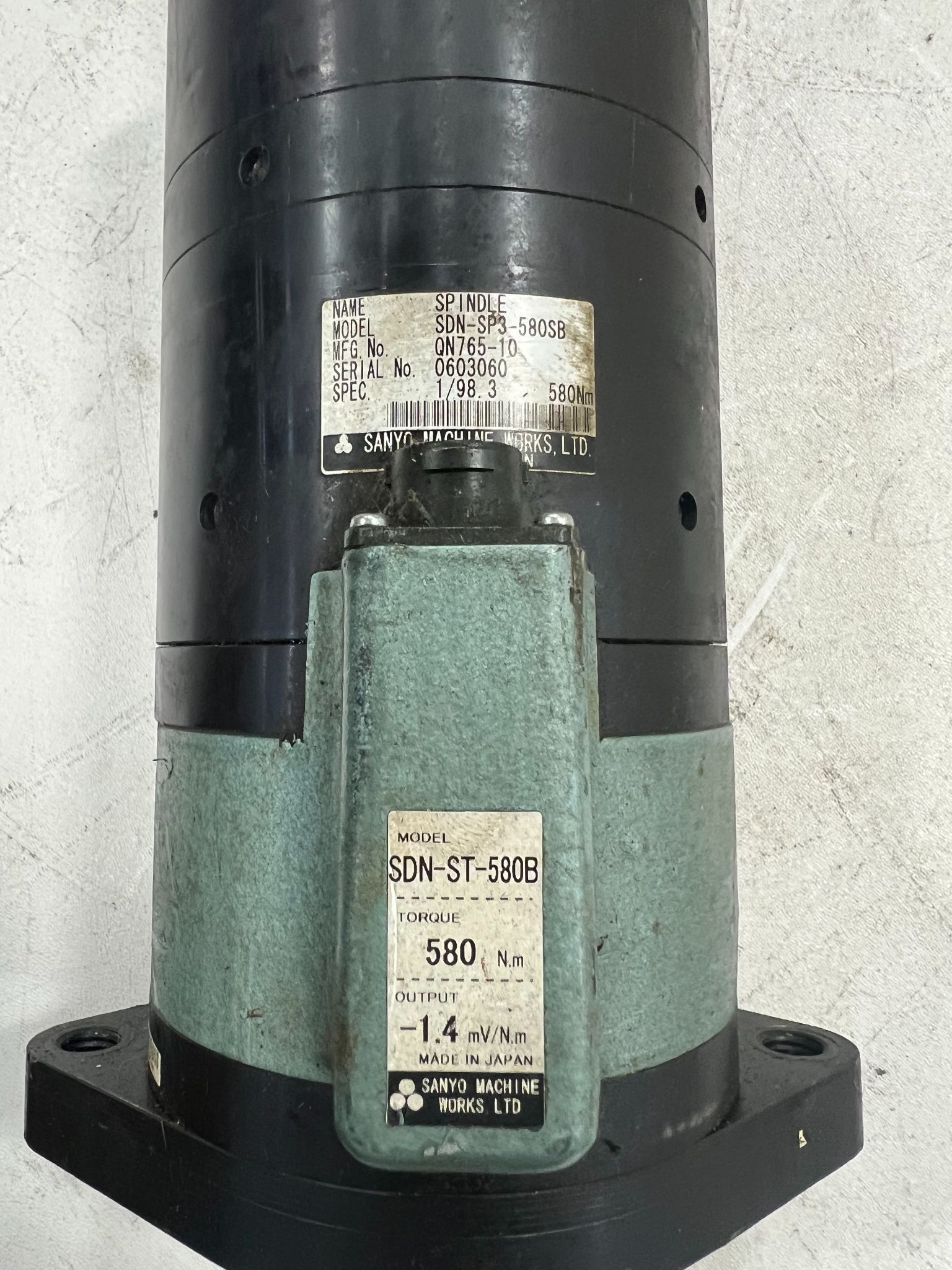 SANYO SDN-ST-5808 SPINDLE USED 1