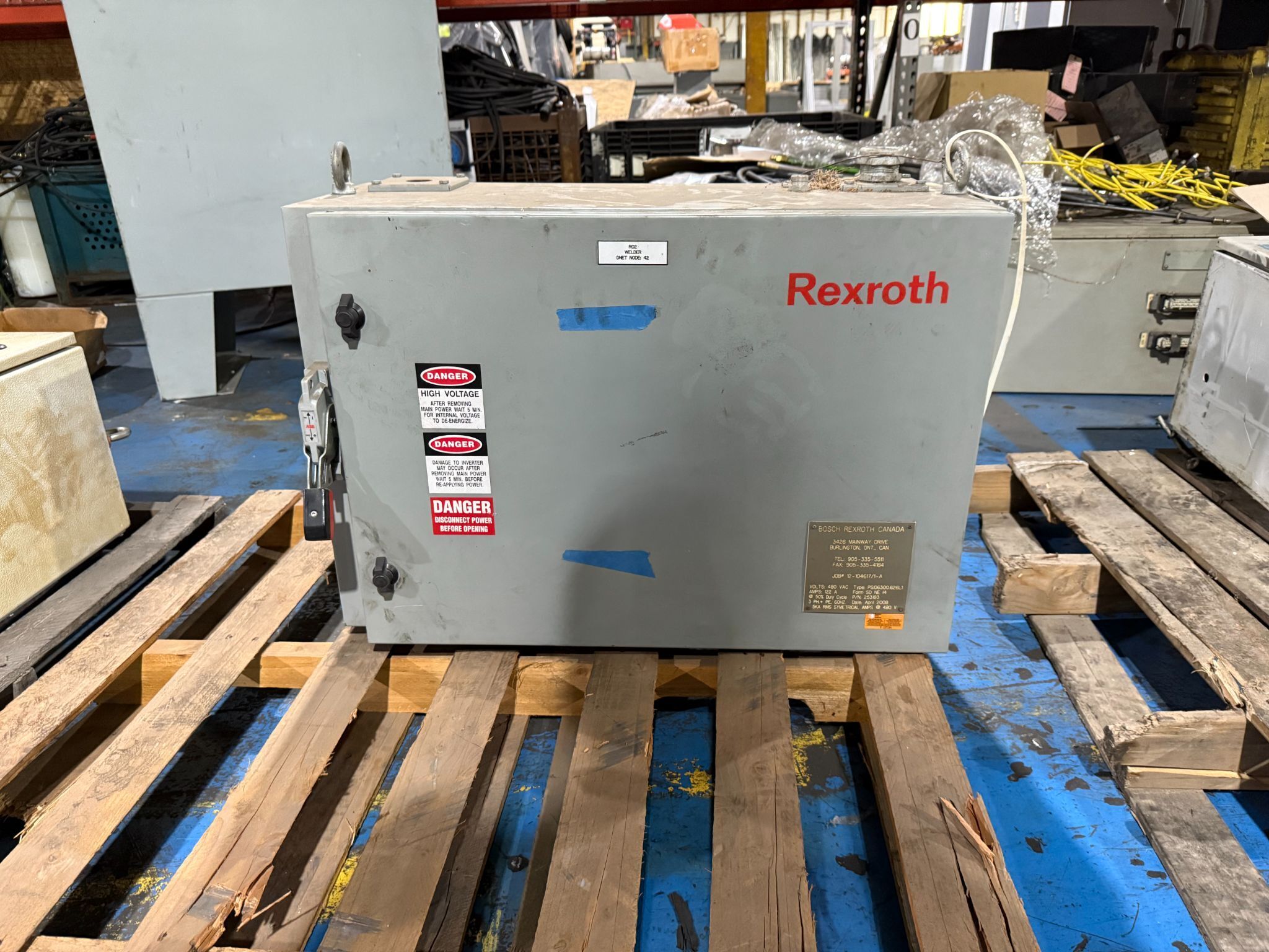 BOSCH REXROTH 253183 DeviceNet Weld Controller PARTS ONLY 0