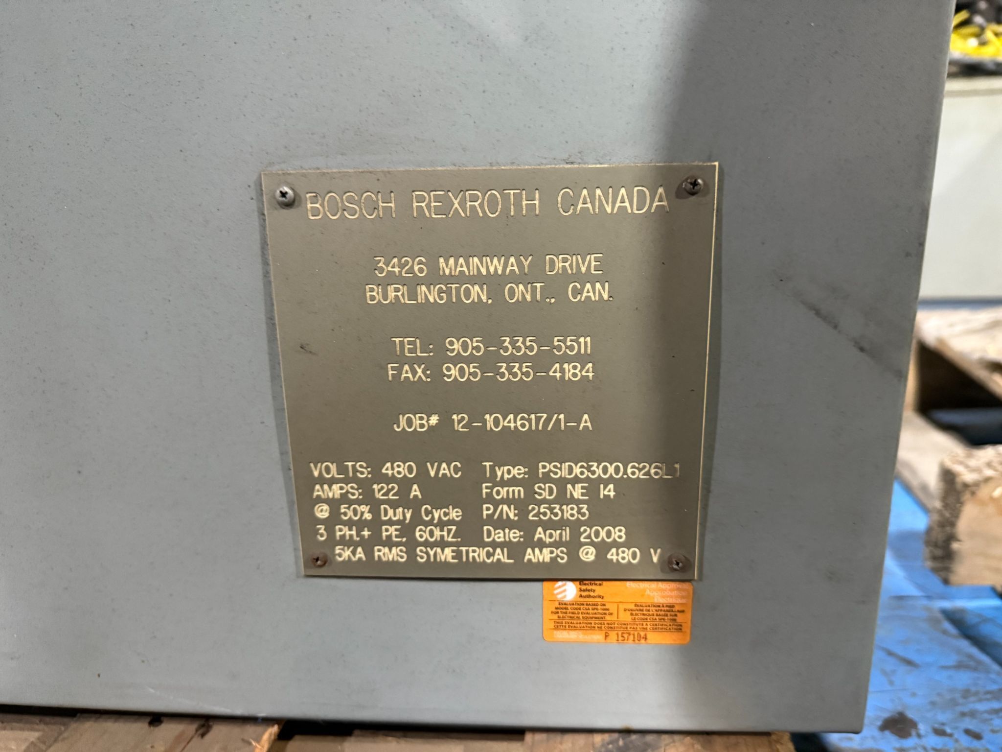 BOSCH REXROTH 253183 DeviceNet Weld Controller PARTS ONLY 1
