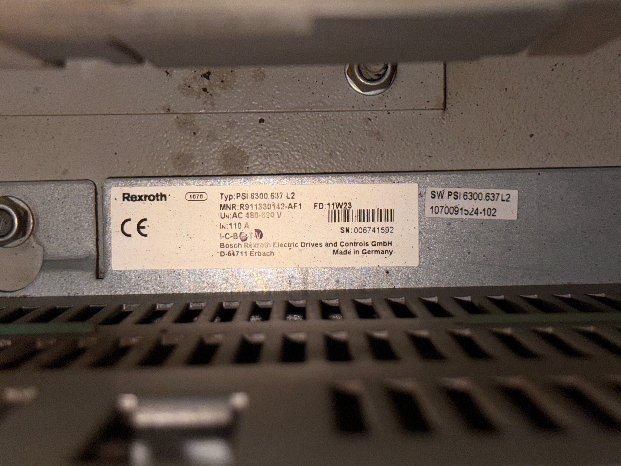 BOSCH REXROTH 307456 DeviceNet Weld Controller PARTS ONLY 5