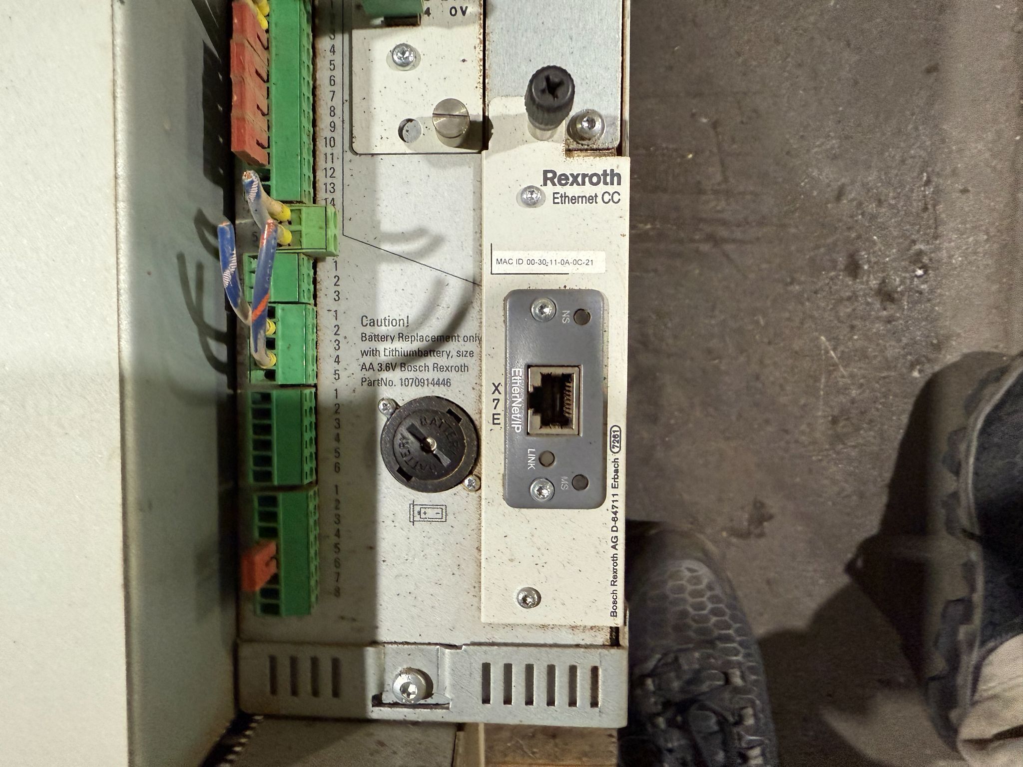 BOSCH REXROTH PSI 6200.737W1 Frequency Inverter w/ D-64711 Ethernet Module USED 2