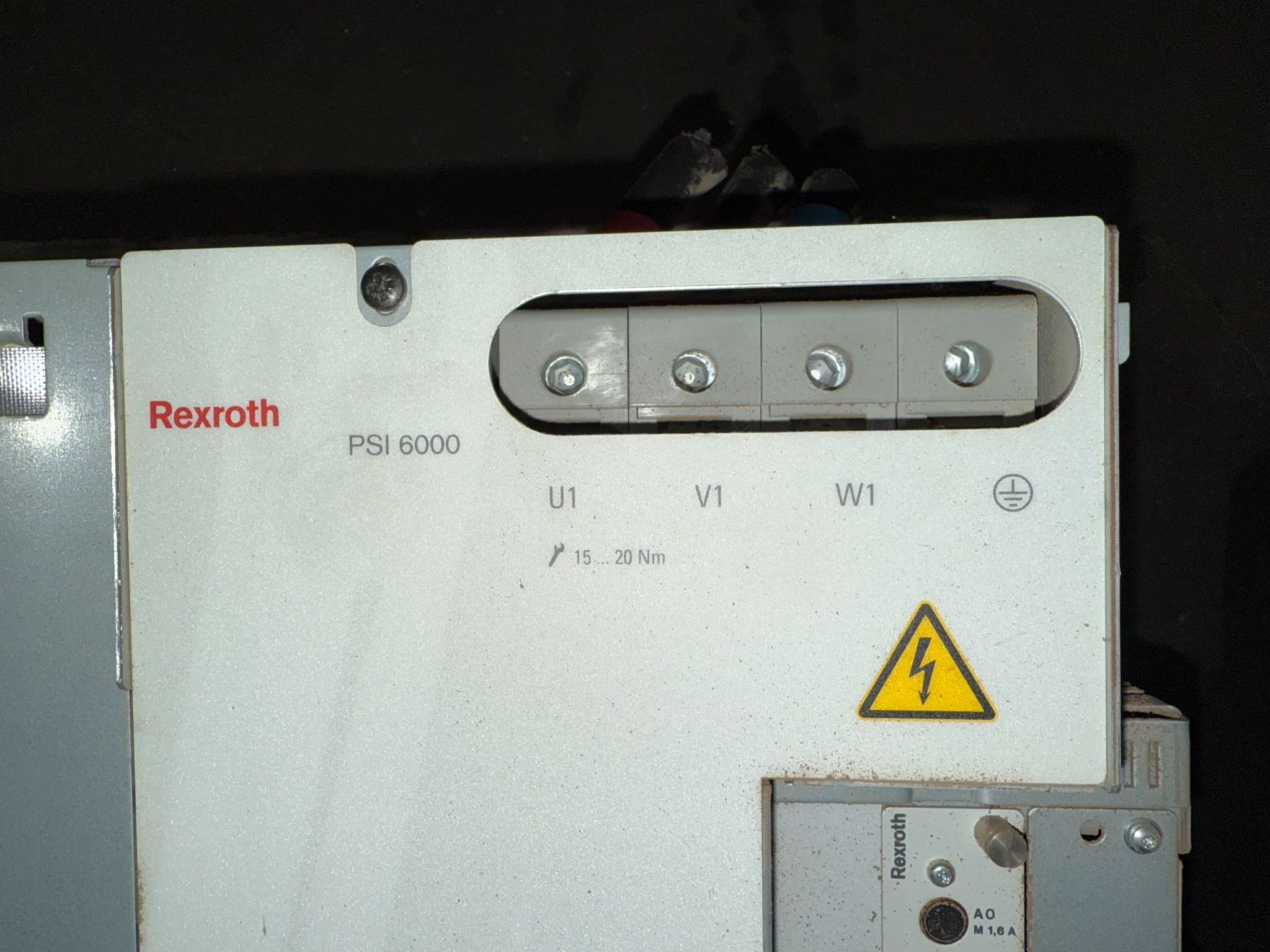 BOSCH REXROTH PSI 6200.737W1 Frequency Inverter w/ D-64711 Ethernet Module USED 3