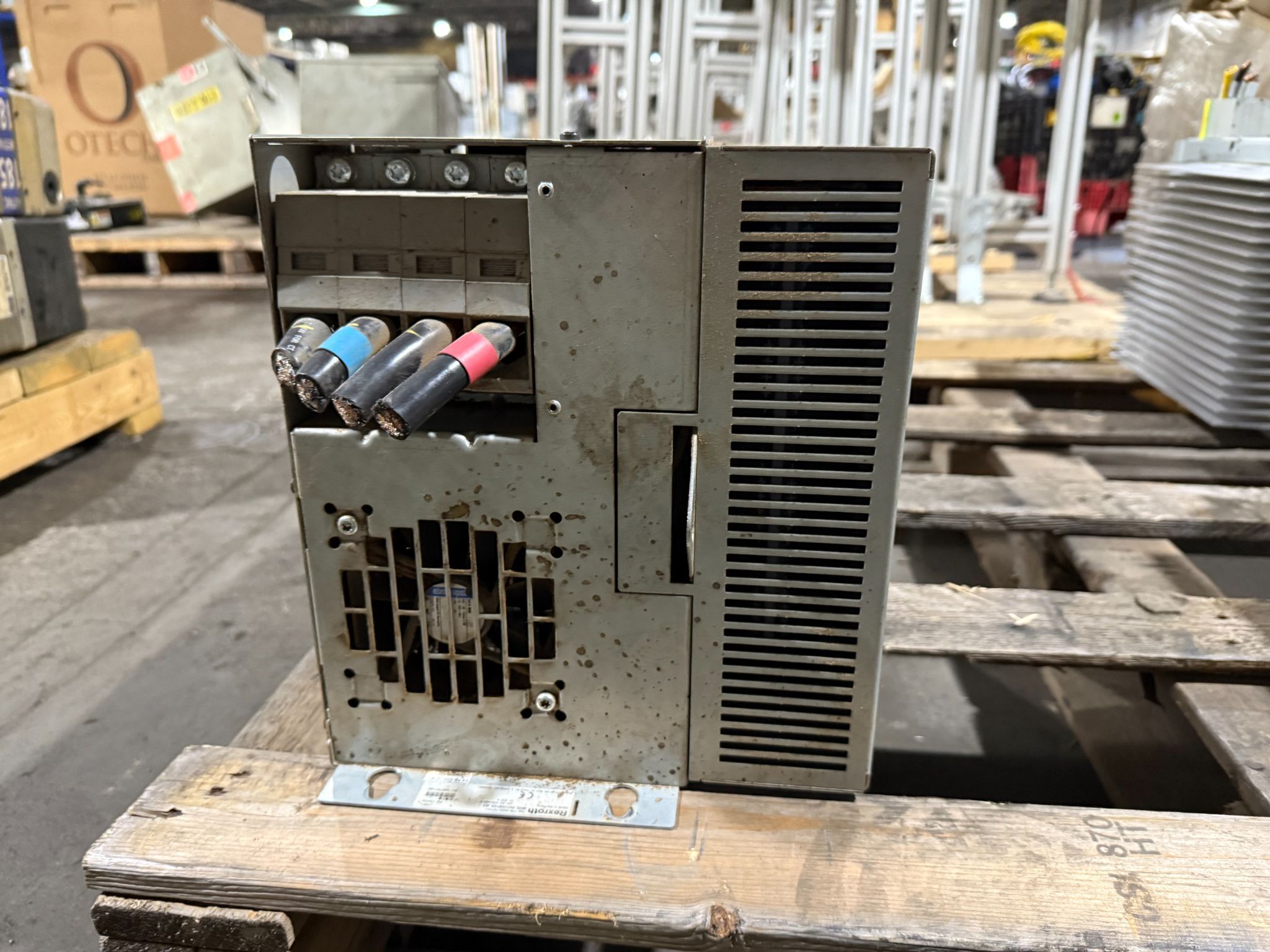 BOSCH REXROTH PSI 6200.737W1 Frequency Inverter w/ D-64711 Ethernet Module USED 6