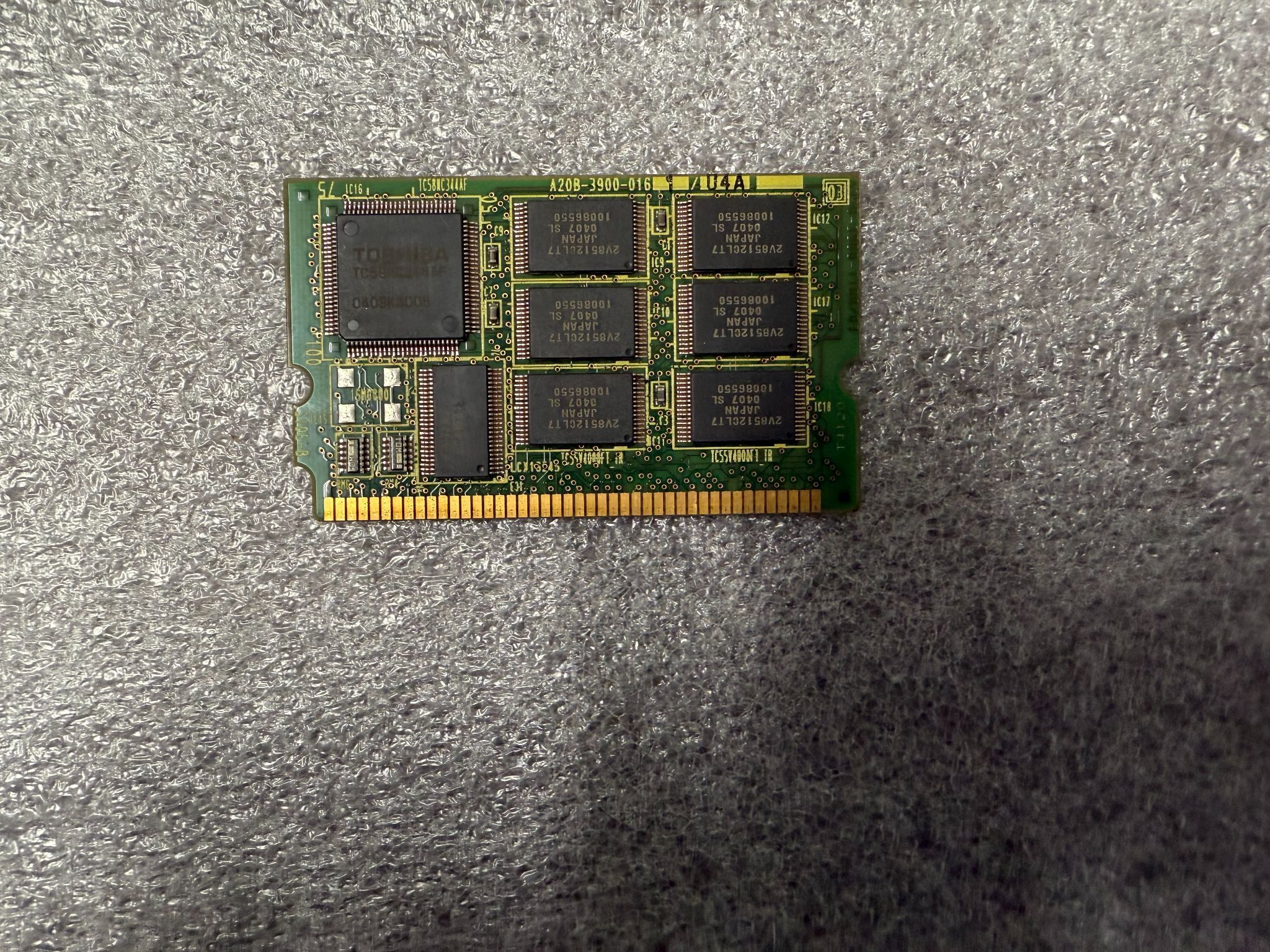 FANUC A20B-3900-0161/04A PCB - 16MB Memory Module USED 0