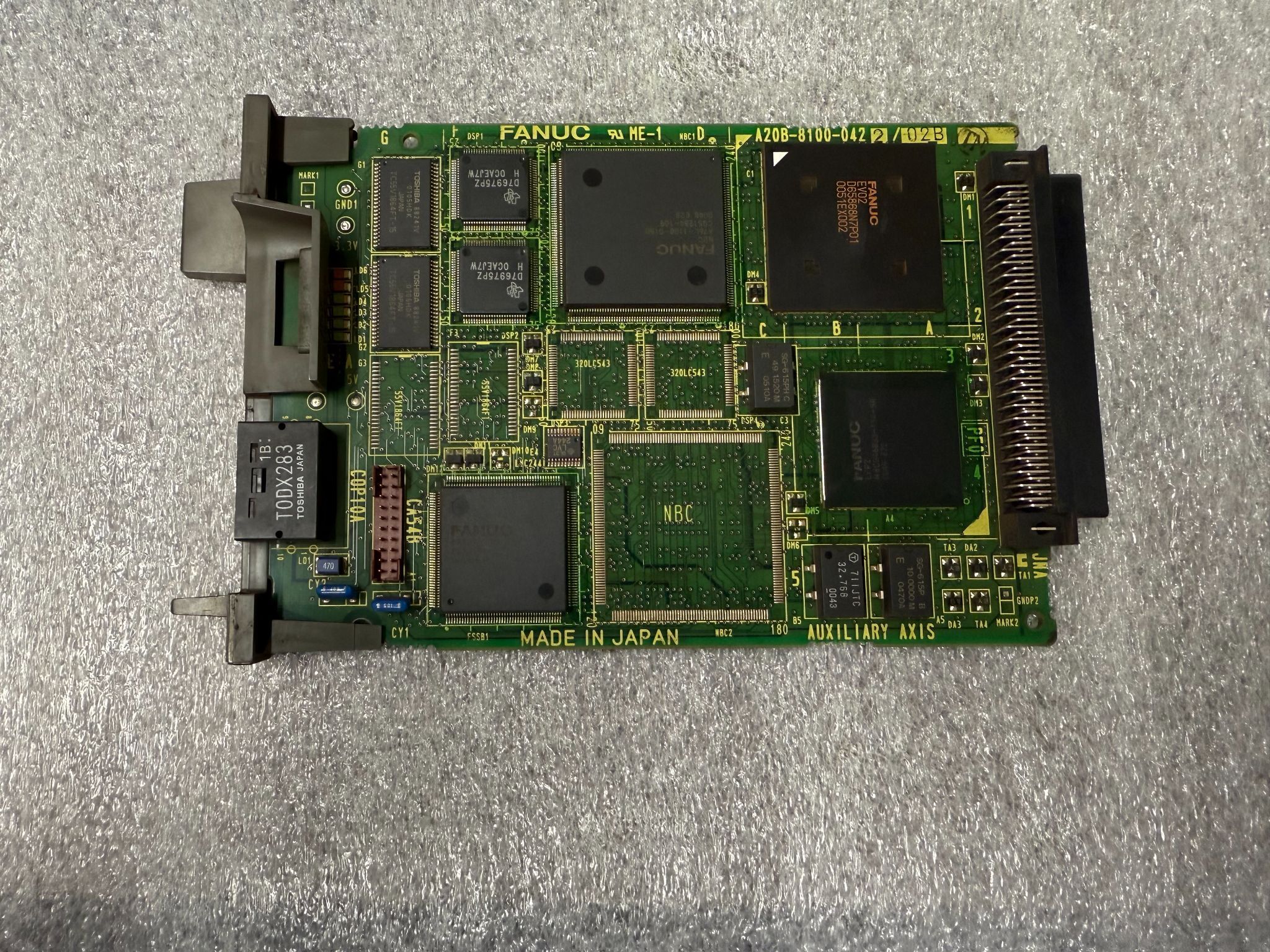 FANUC A20B-8100-0422/02B PCB - Auxiliary Axis Control Module USED 0
