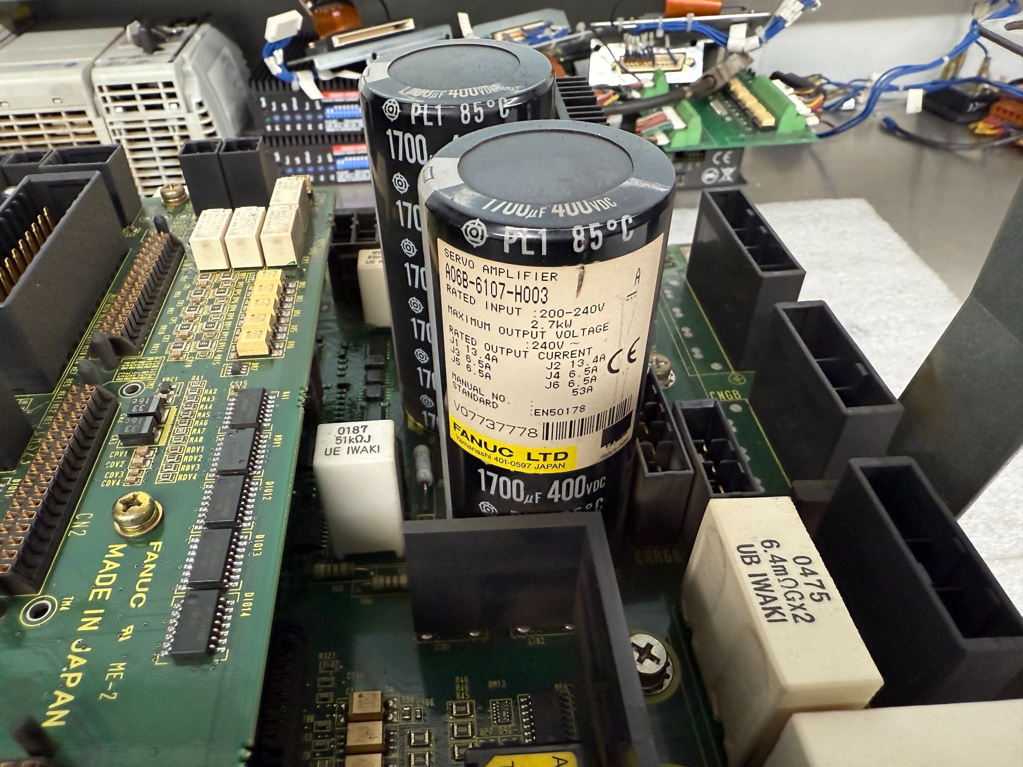 FANUC A06B-6107-H003 (A) 6-Axis Servo Amplifier USED 4