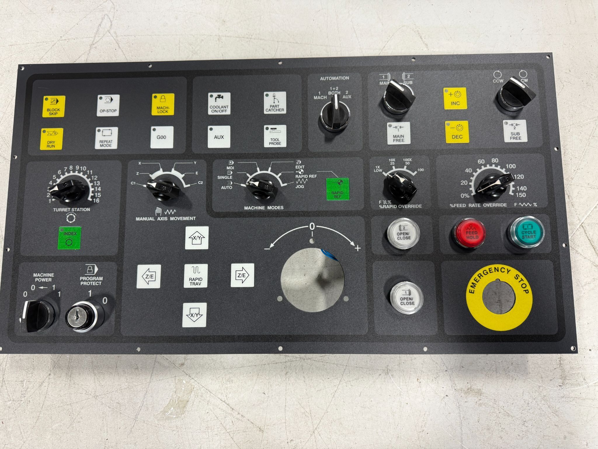 HARDINGE QCA0011844ENAT Quest Operator Panel NEW - Open Box 0