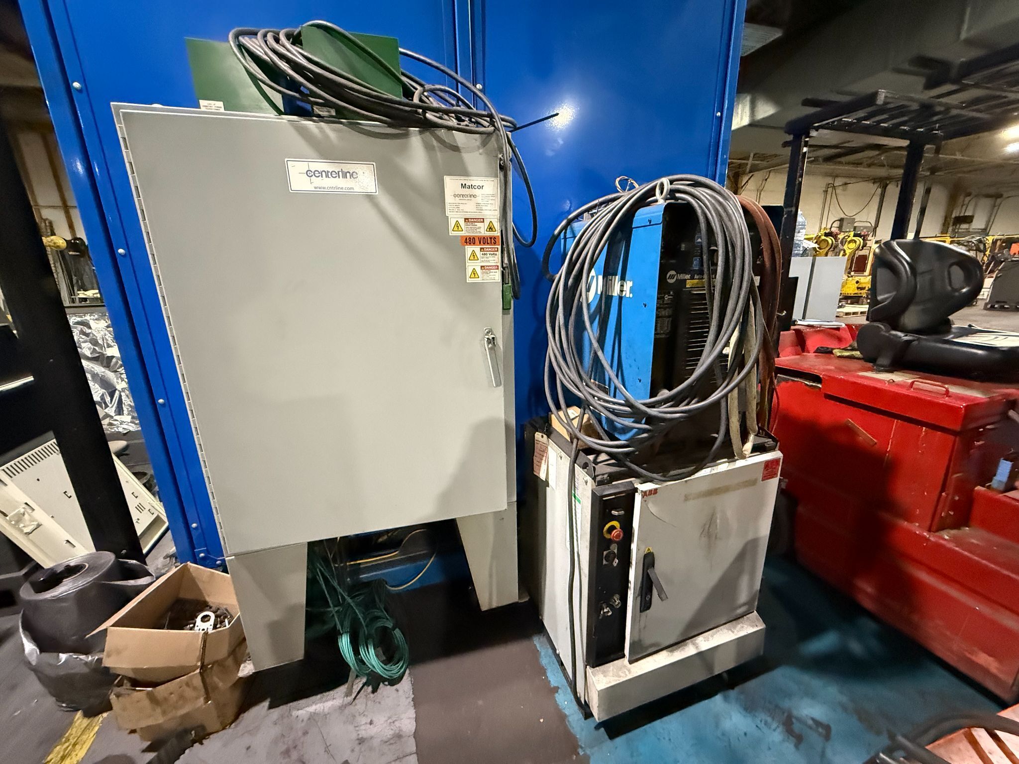 ABB Single IRB1600 Mig Cell w/ IRC5 Controls USED AS-IS 18