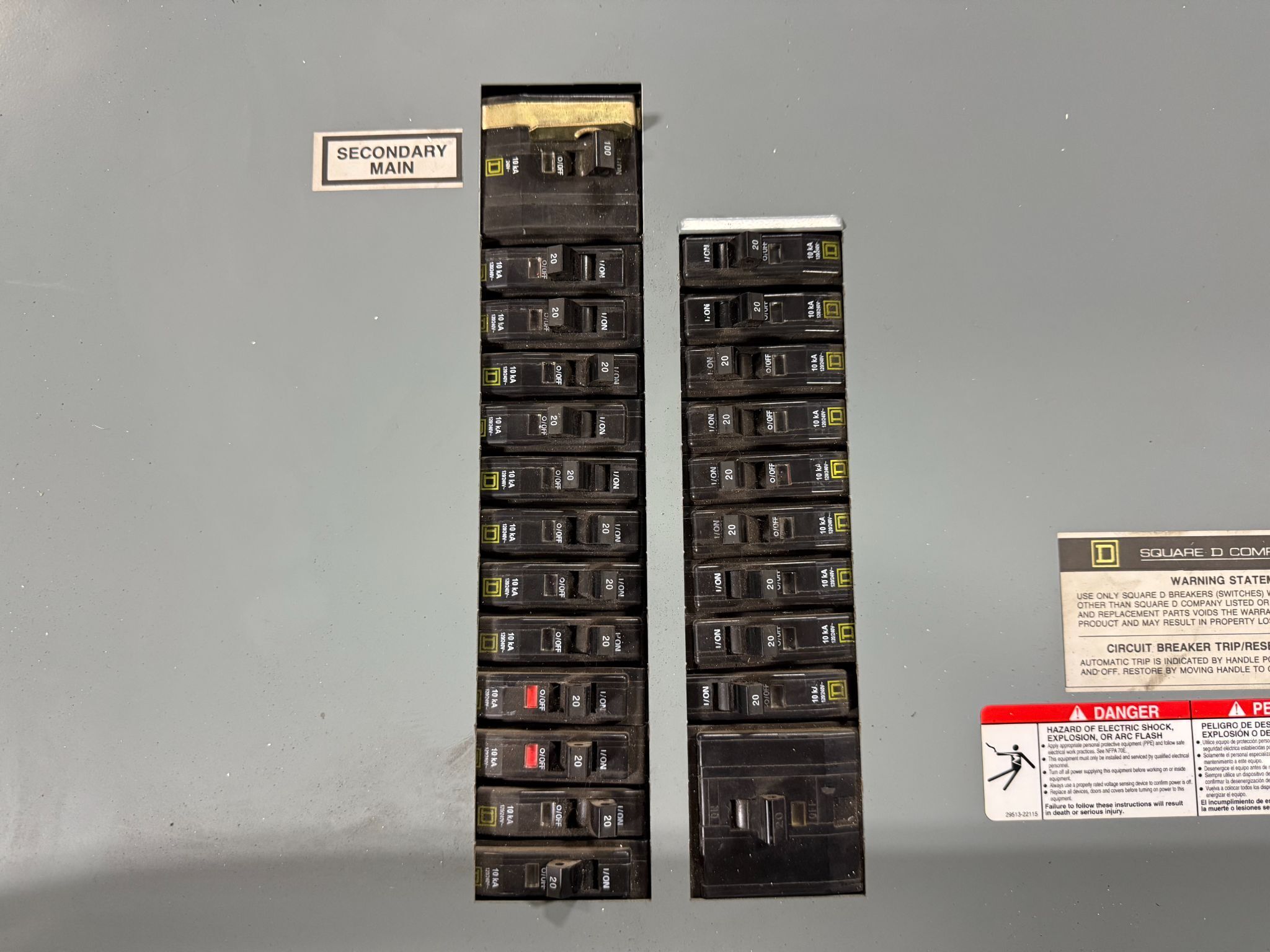 SQUARE D MPZ30T2F MINI POWER-ZONE 480V - 208Y/120V, 30KVA USED - AS-IS 2