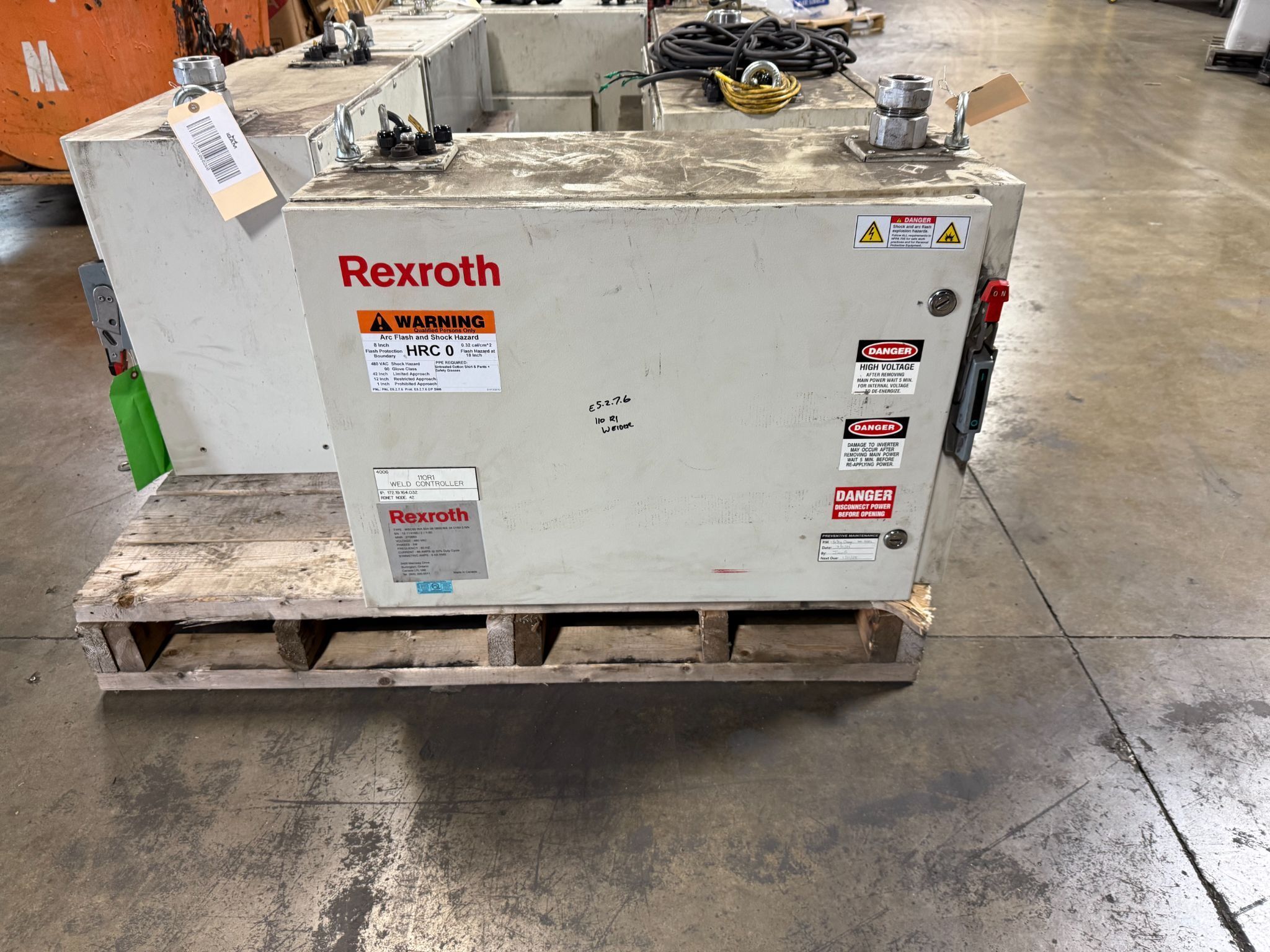 BOSCH REXROTH WSC60 WA 504 08 0800 MA 34 0100 3 NN Weld Controller USED 0