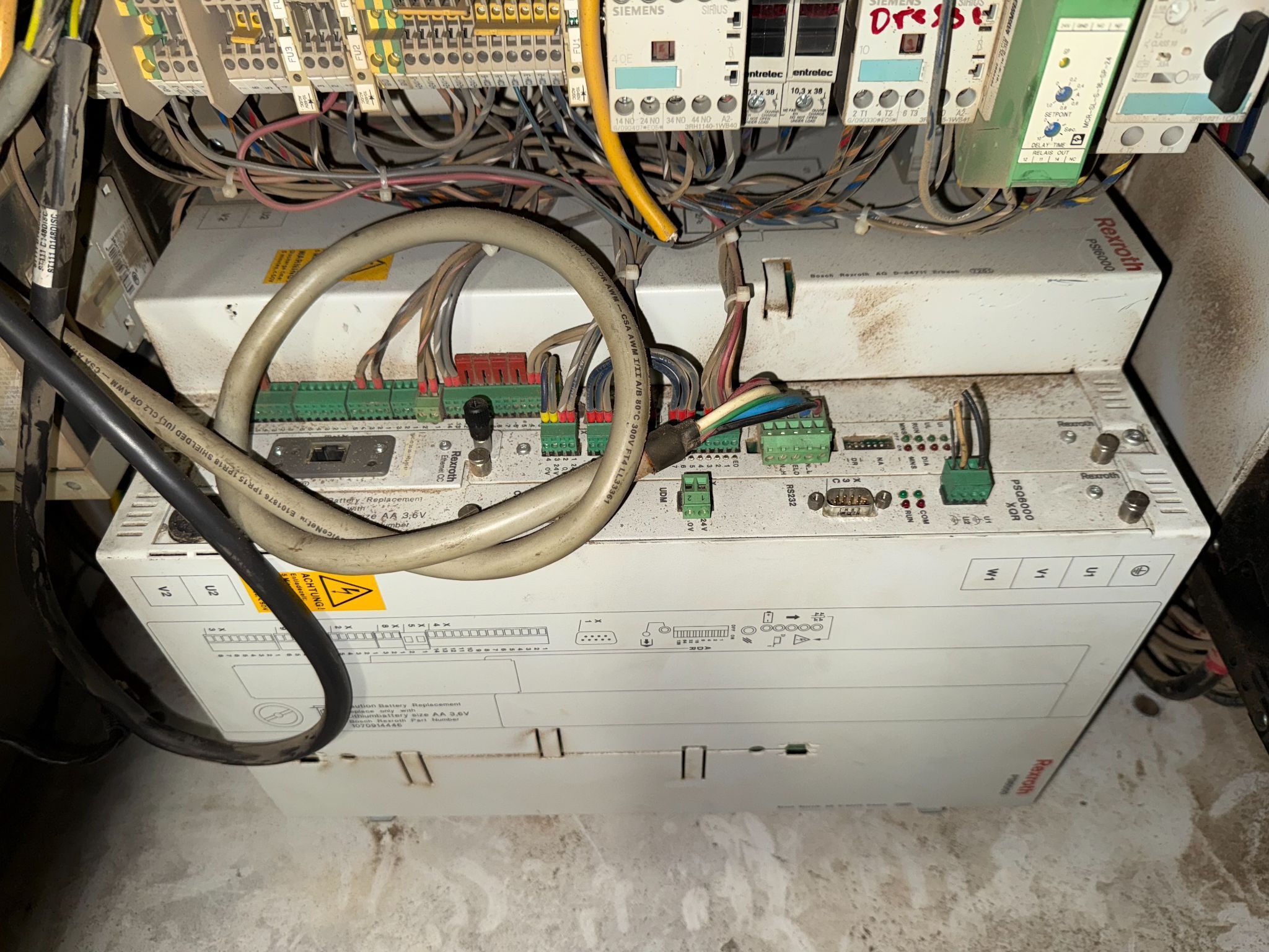BOSCH REXROTH WSC60 WA 504 08 0800 MA 34 0100 3 NN Weld Controller USED 5