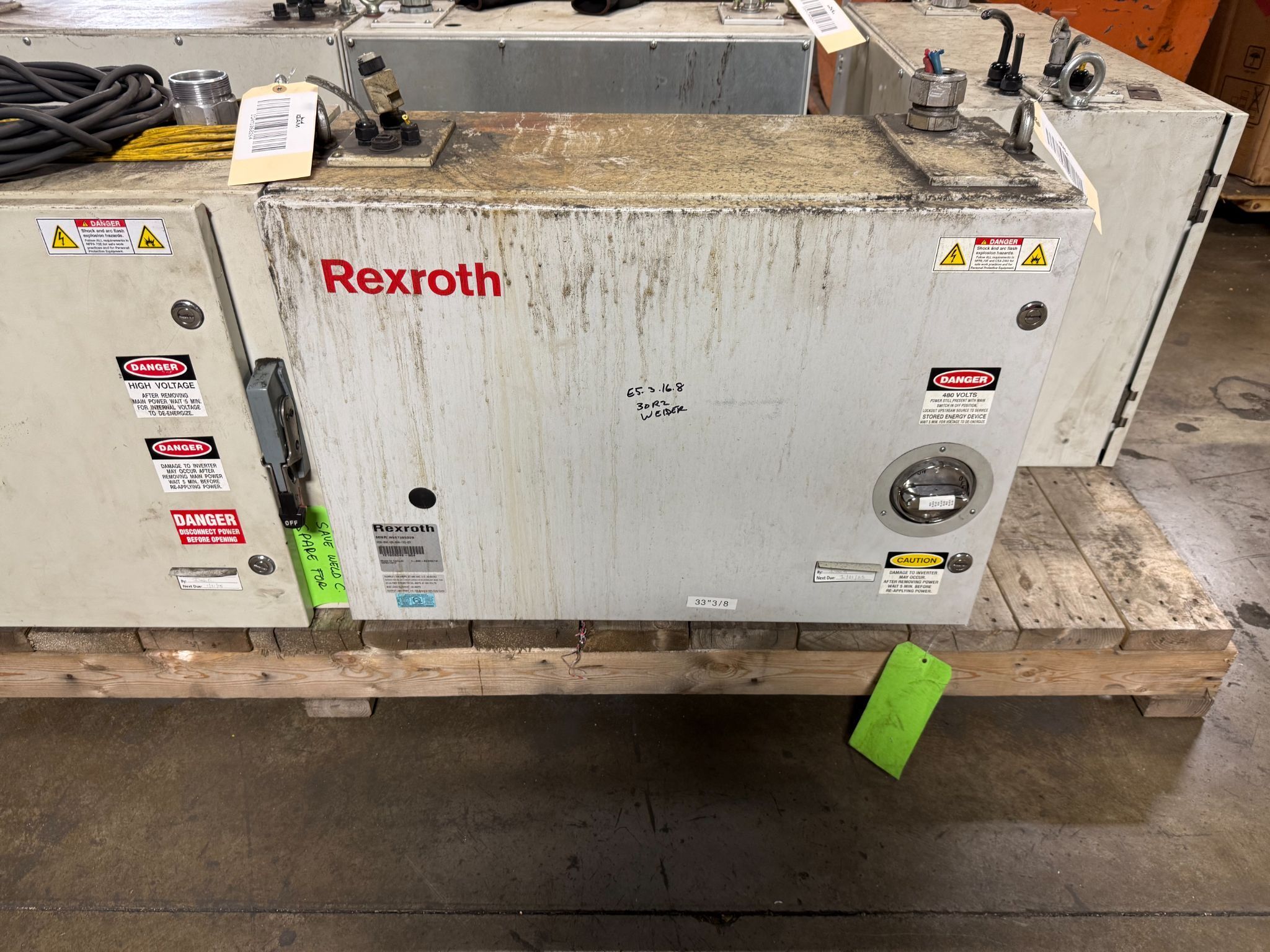BOSCH REXROTH WSC60-SR546-I6300-0MA64-T1023-637X Weld Controller USED 0