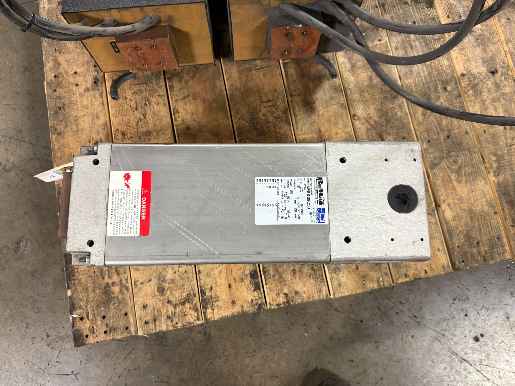 RoMan Manufacturing M606150D6528LX 150 KVA Transformer 600V, 1-PH USED 0