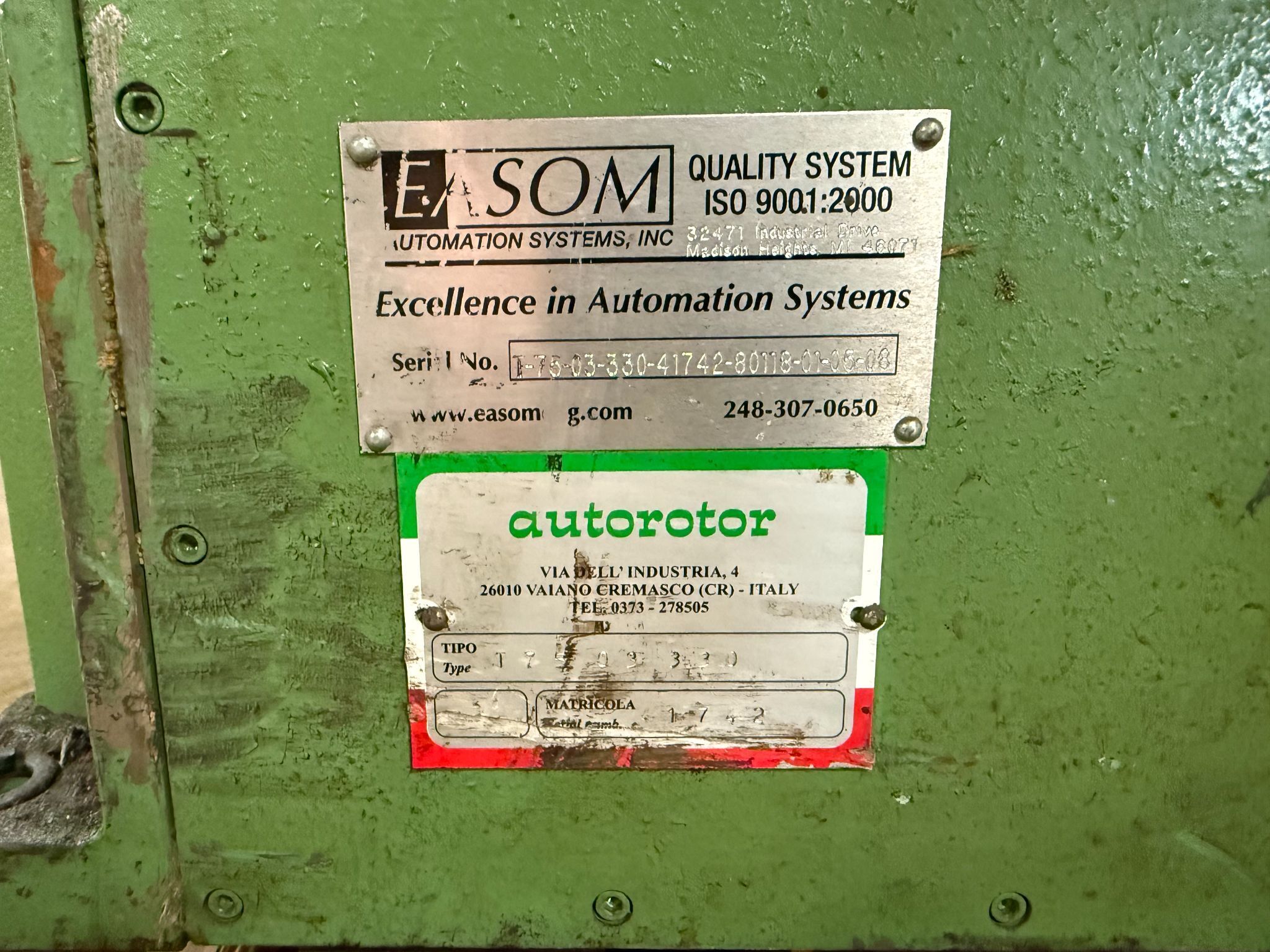AUTOROTOR T-75-03-330 Rotary Indexer AS-IS 1
