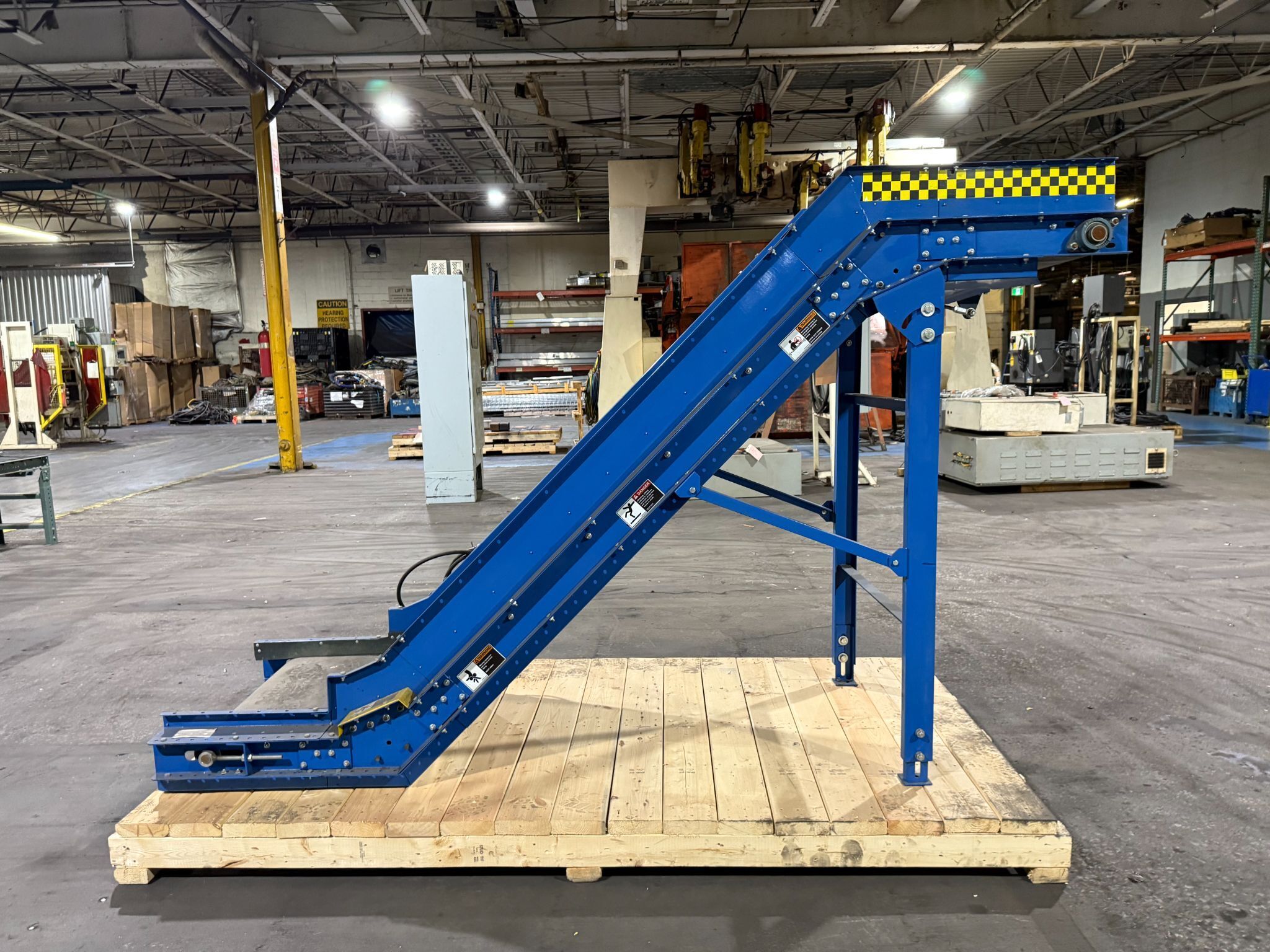 45 Degree Gear-Driven Incline Transfer Conveyor USED 2