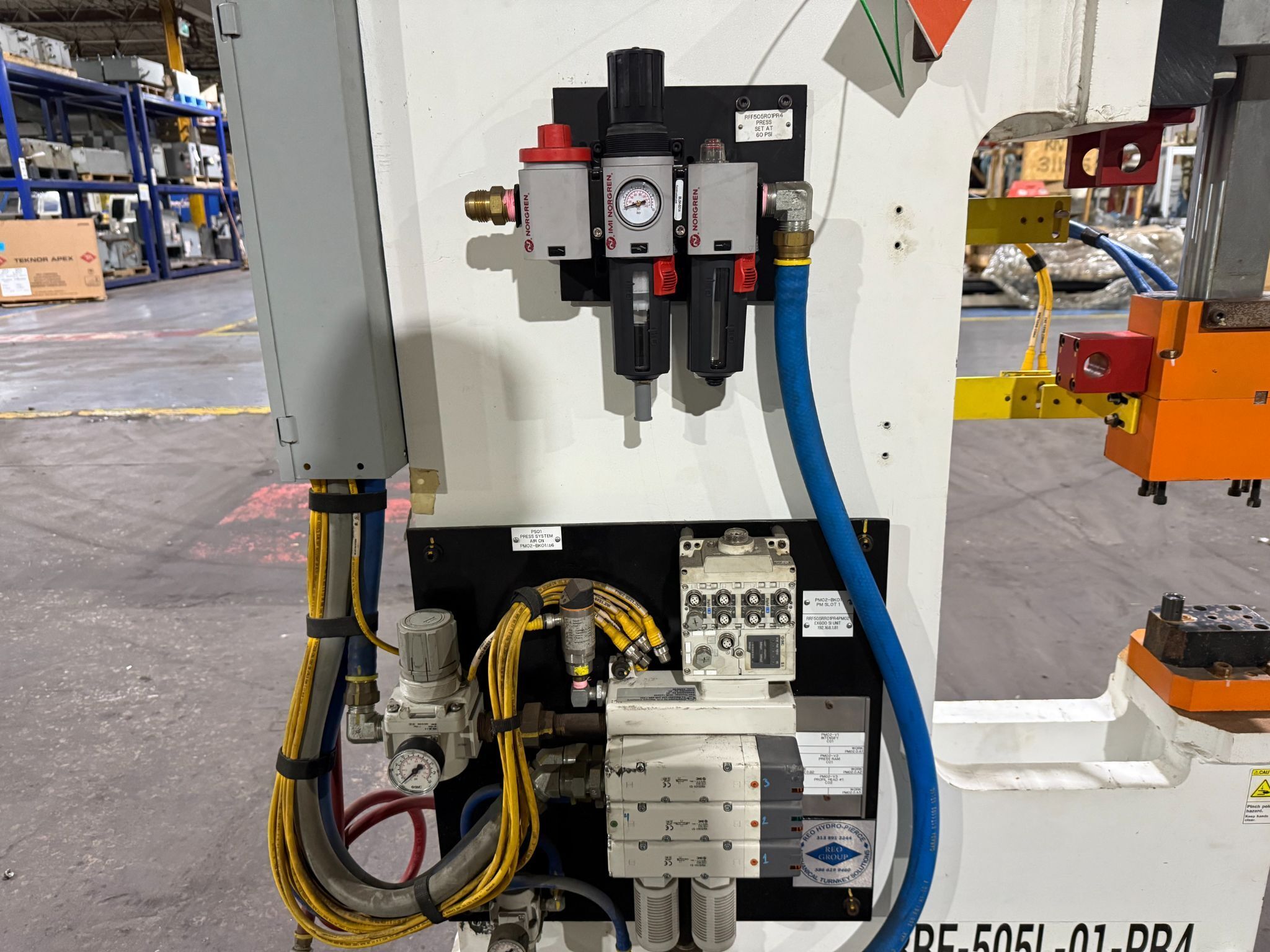 REO/MTS Standard Feed and Press System USED 2