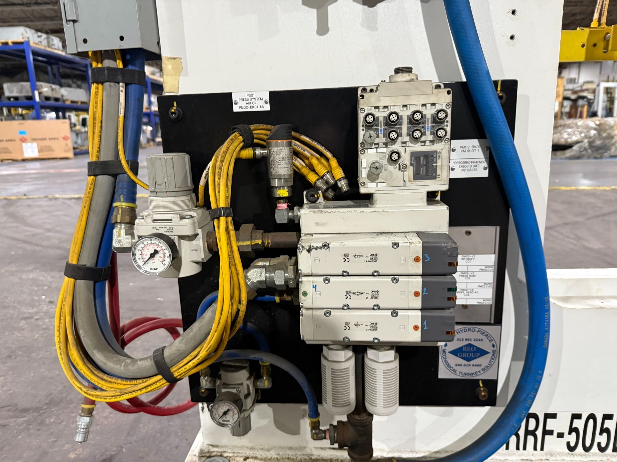 REO/MTS Standard Feed and Press System USED 3