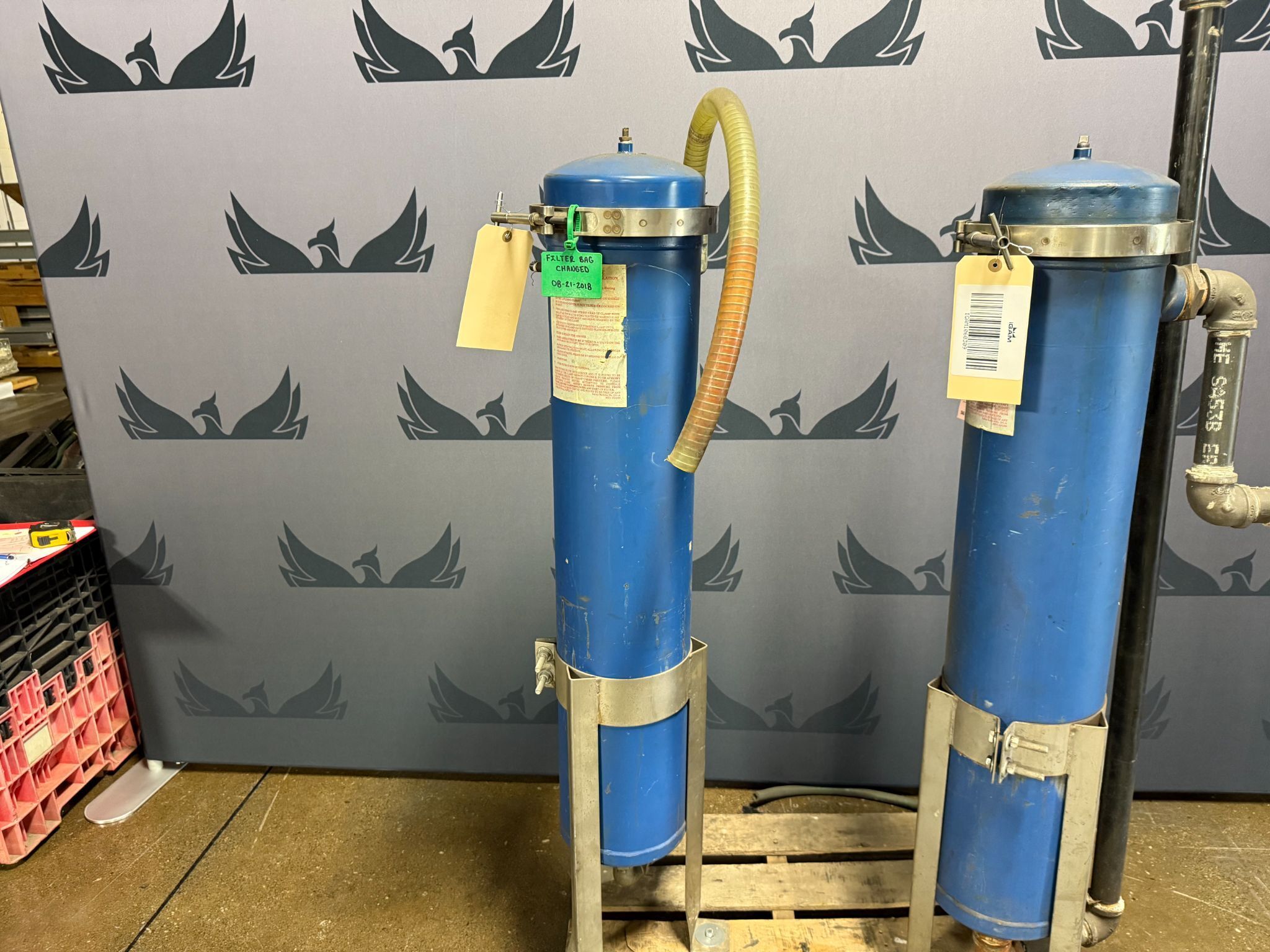 SHELCO BFC-2C-2 Single Bag Filter Housing USED 1