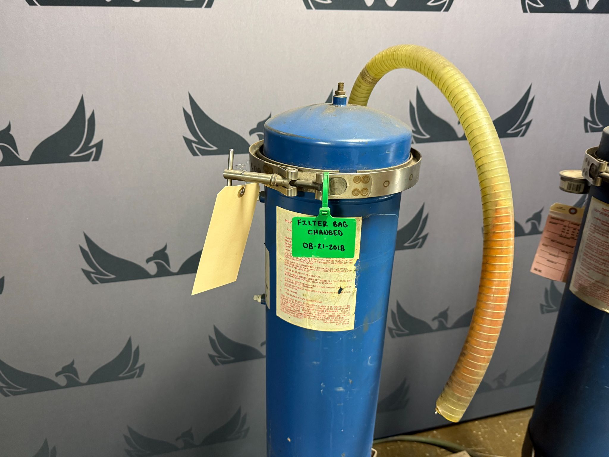 SHELCO BFC-2C-2 Single Bag Filter Housing USED 0