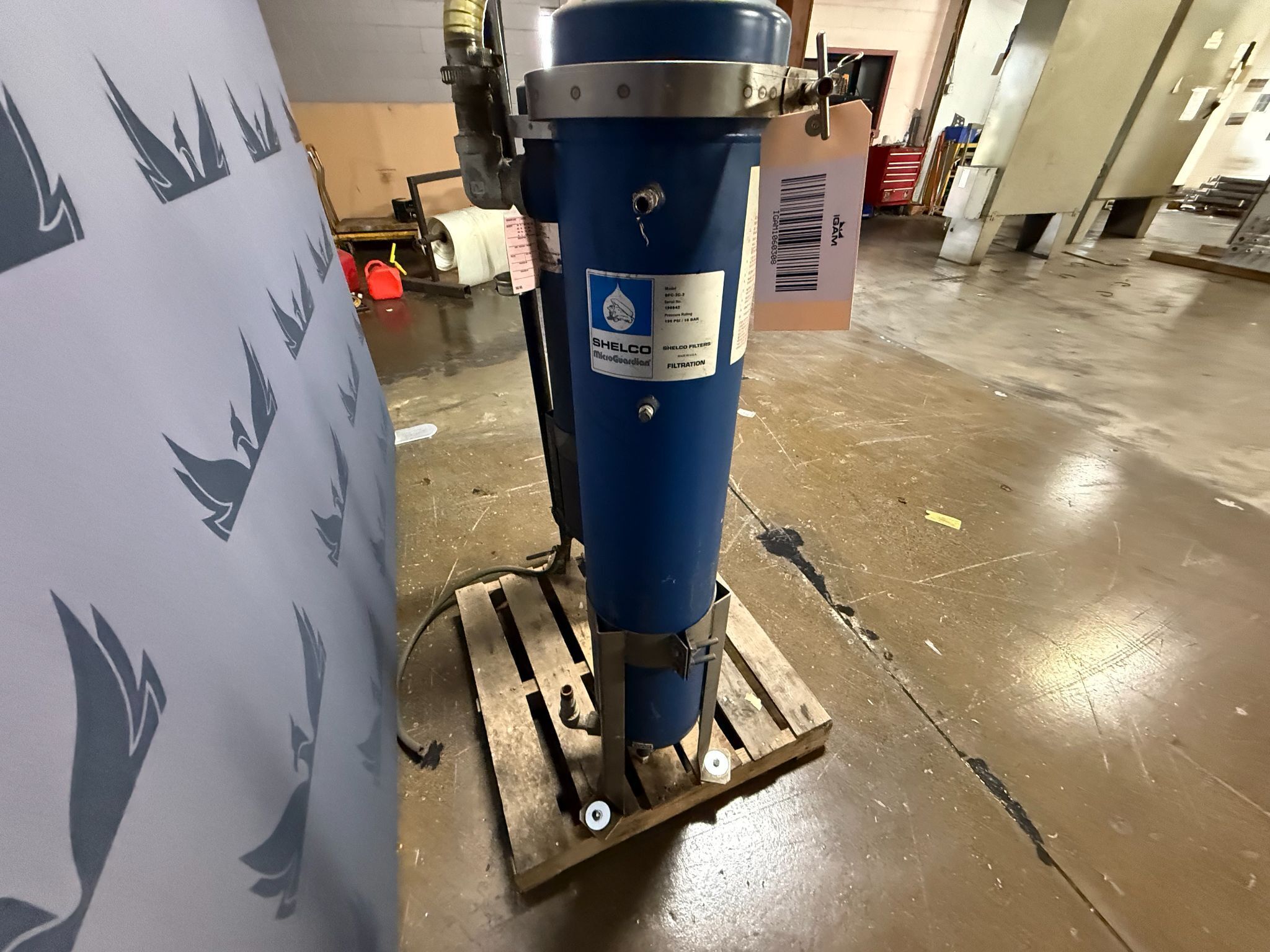 SHELCO BFC-2C-2 Single Bag Filter Housing USED 1