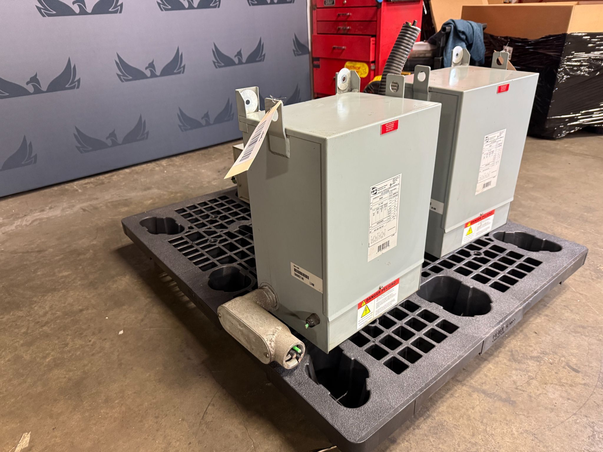 HPS C1F015PES Transformer 600V - 120 x 240V, 1 Ph, 15 kVa USED 2