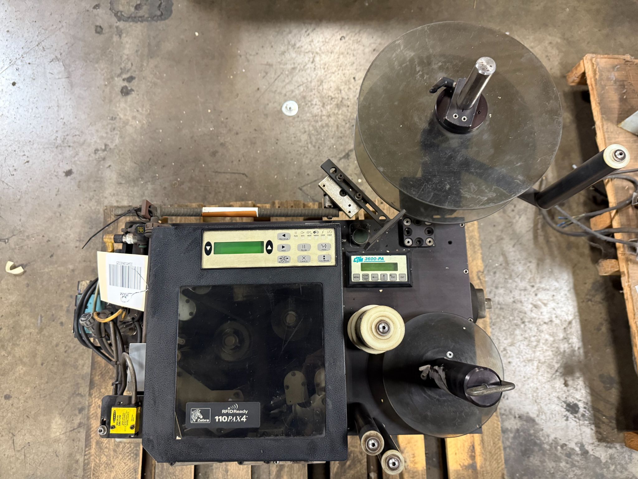 CTM 3600-PA Printer Applicator/Labeling System AS-IS 0