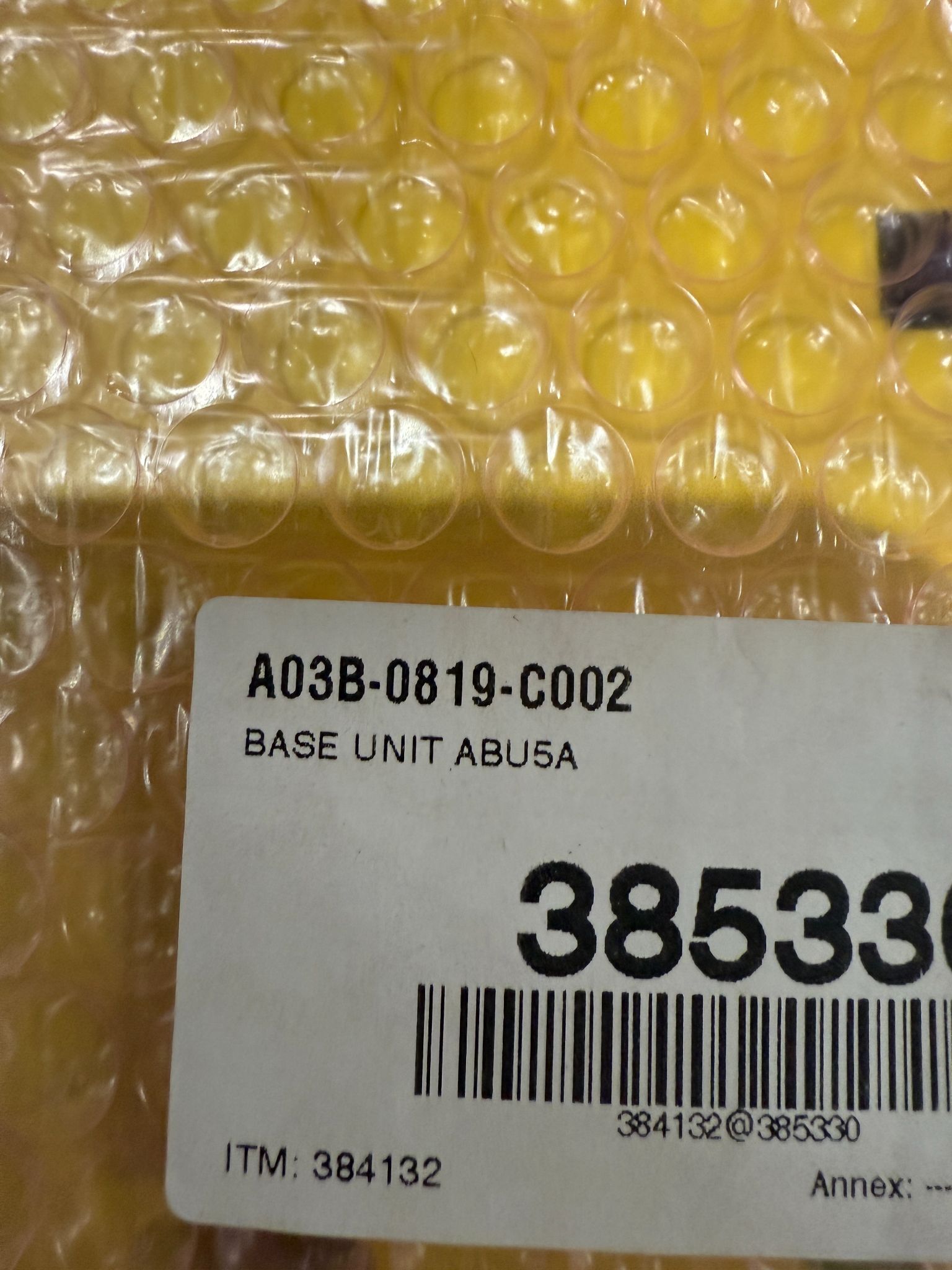 FANUC A03B‑0819‑C002 PLC Base Unit ABU5A NEW 1