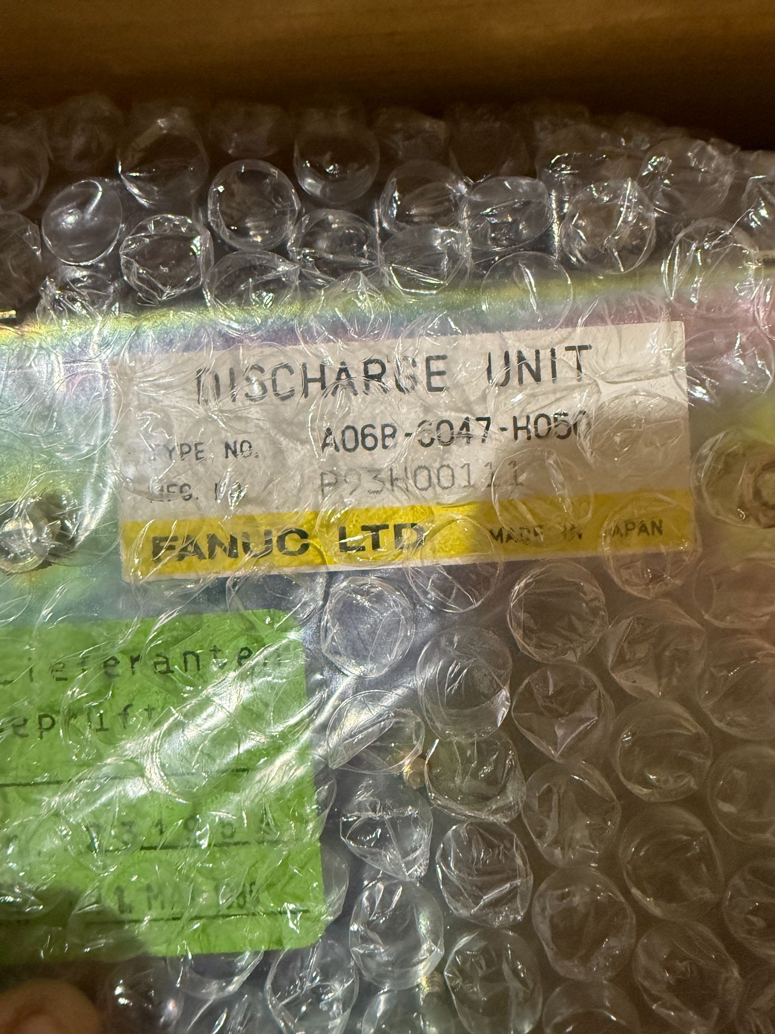FANUC A06B-6047-H050 DISCHARGE UNIT - NEW 1