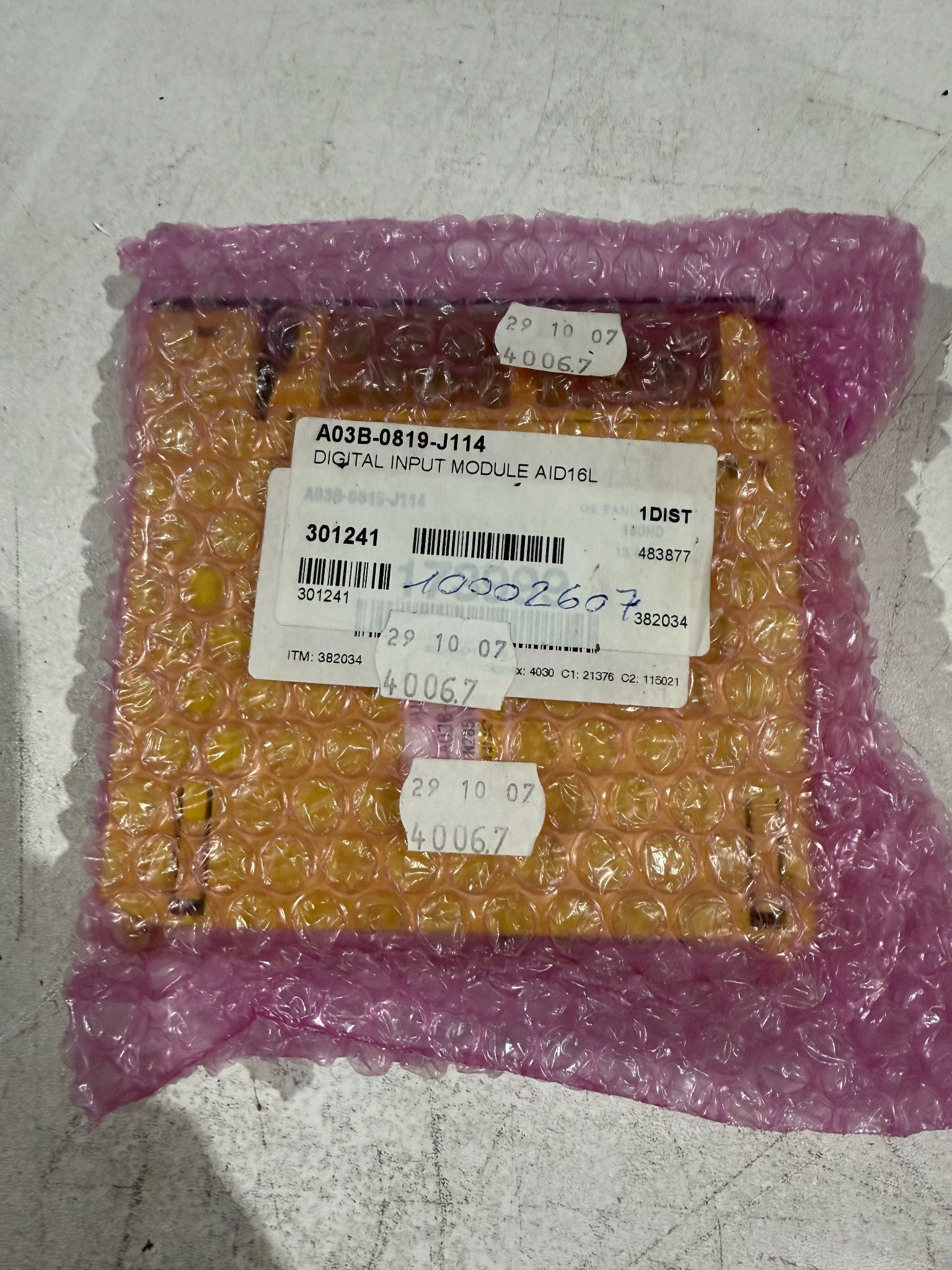 FANUC A03B‑0819‑J114 Digital Input PLC Module NEW 0