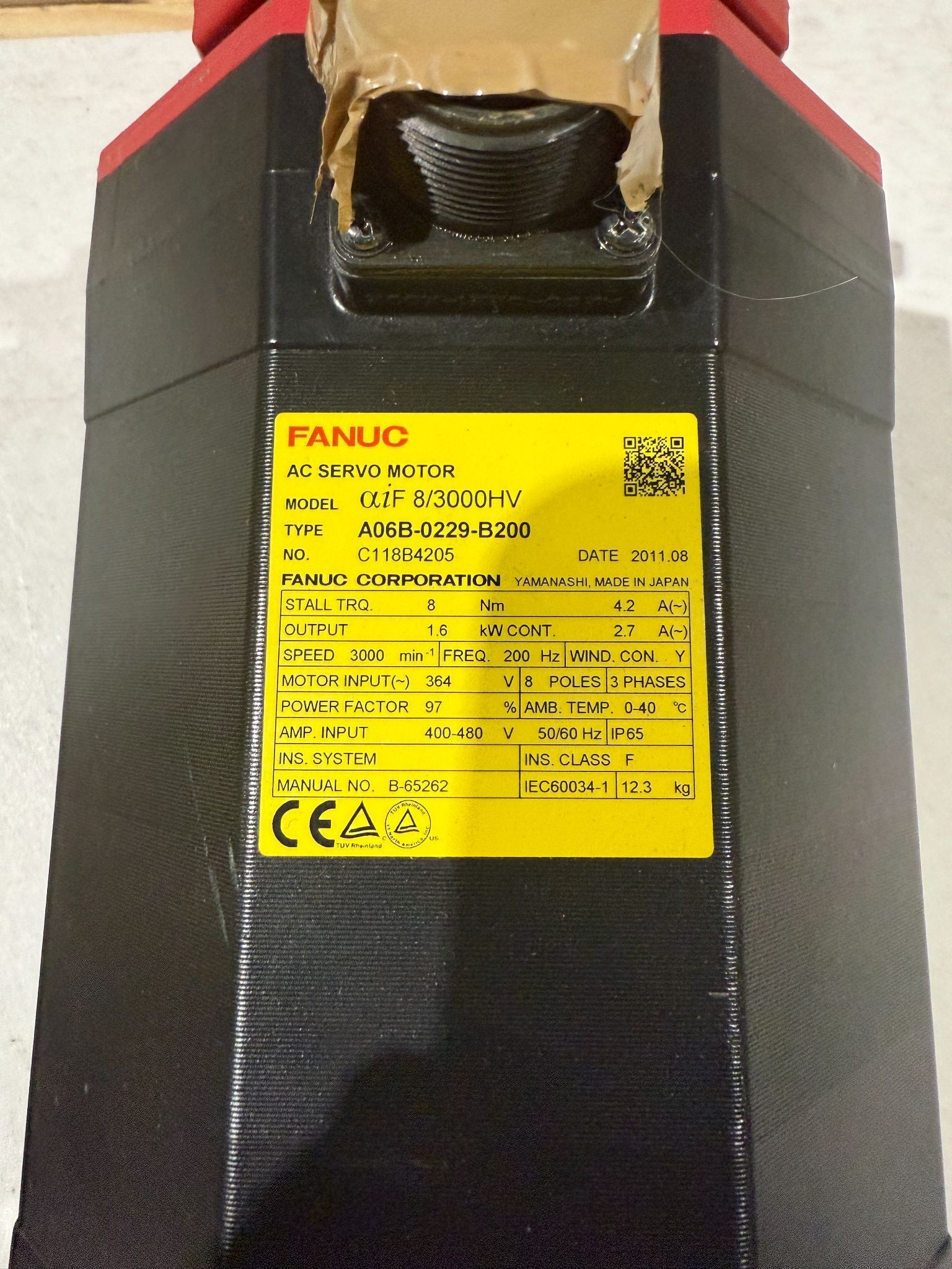 FANUC A06B-0229-B200 SERVO MOTOR NEW NO BOX 3