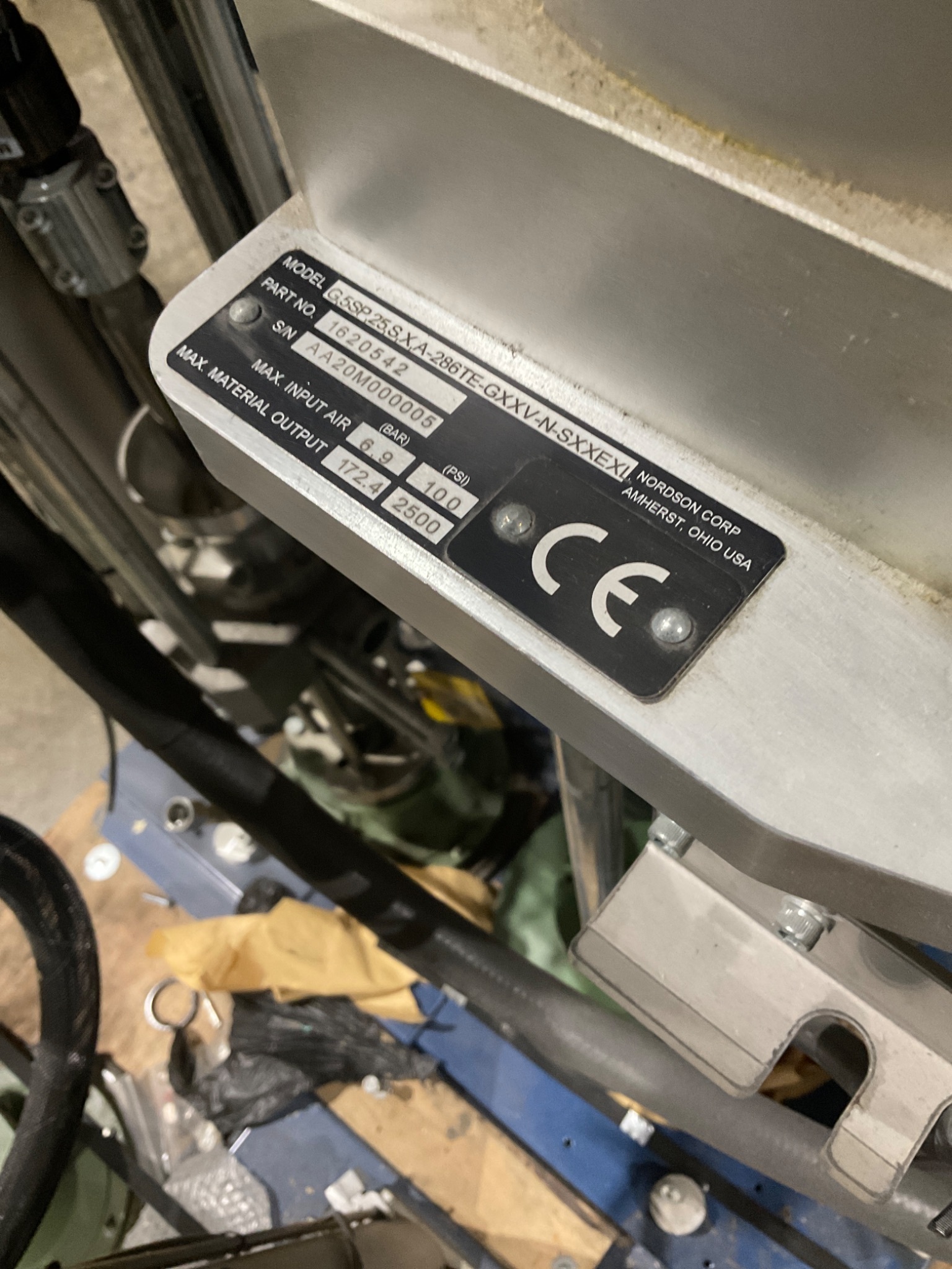 2021 NORDSON RHINO XD2 BULK UNLOADER ADHESIVE AND SEALANT DISPENSER; USED 2