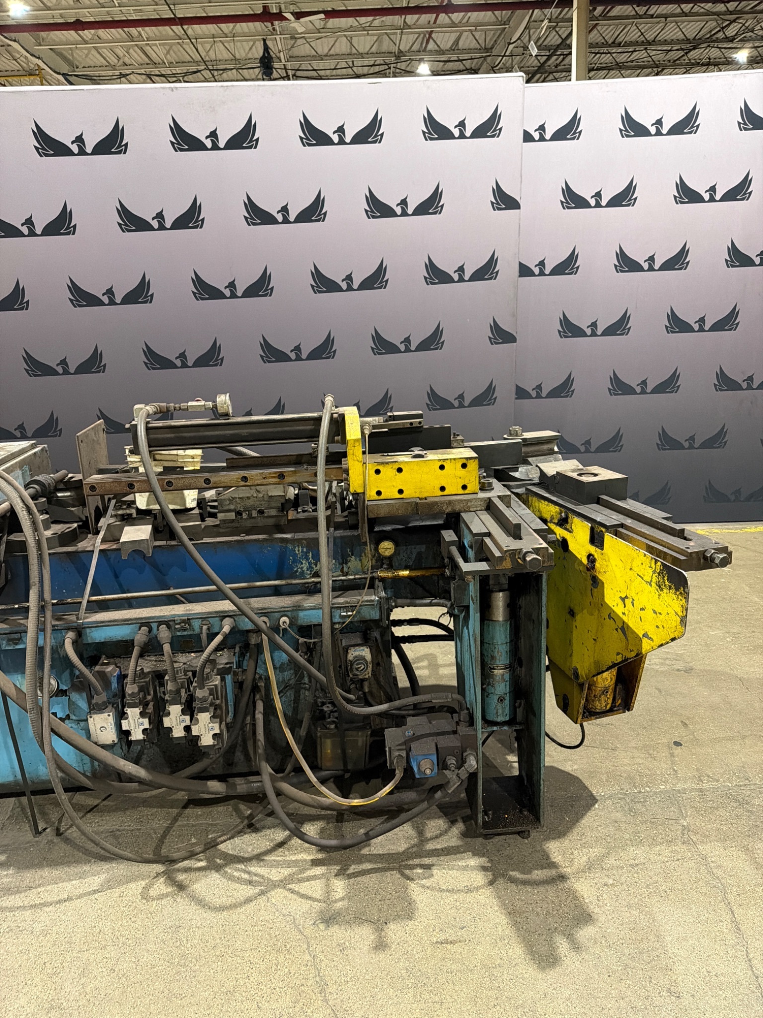 1987 TELEDYNE PINES MODEL #2 HYDRAULIC TUBE AND PIPE BENDER; USED 1