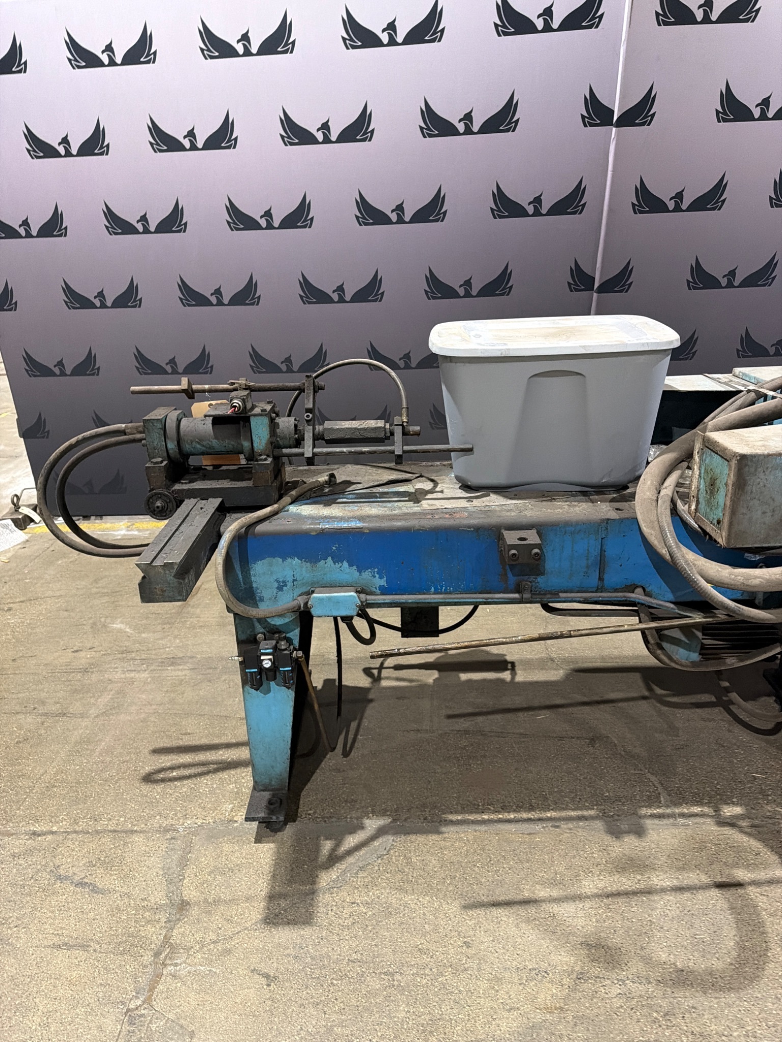 1987 TELEDYNE PINES MODEL #2 HYDRAULIC TUBE AND PIPE BENDER; USED 3