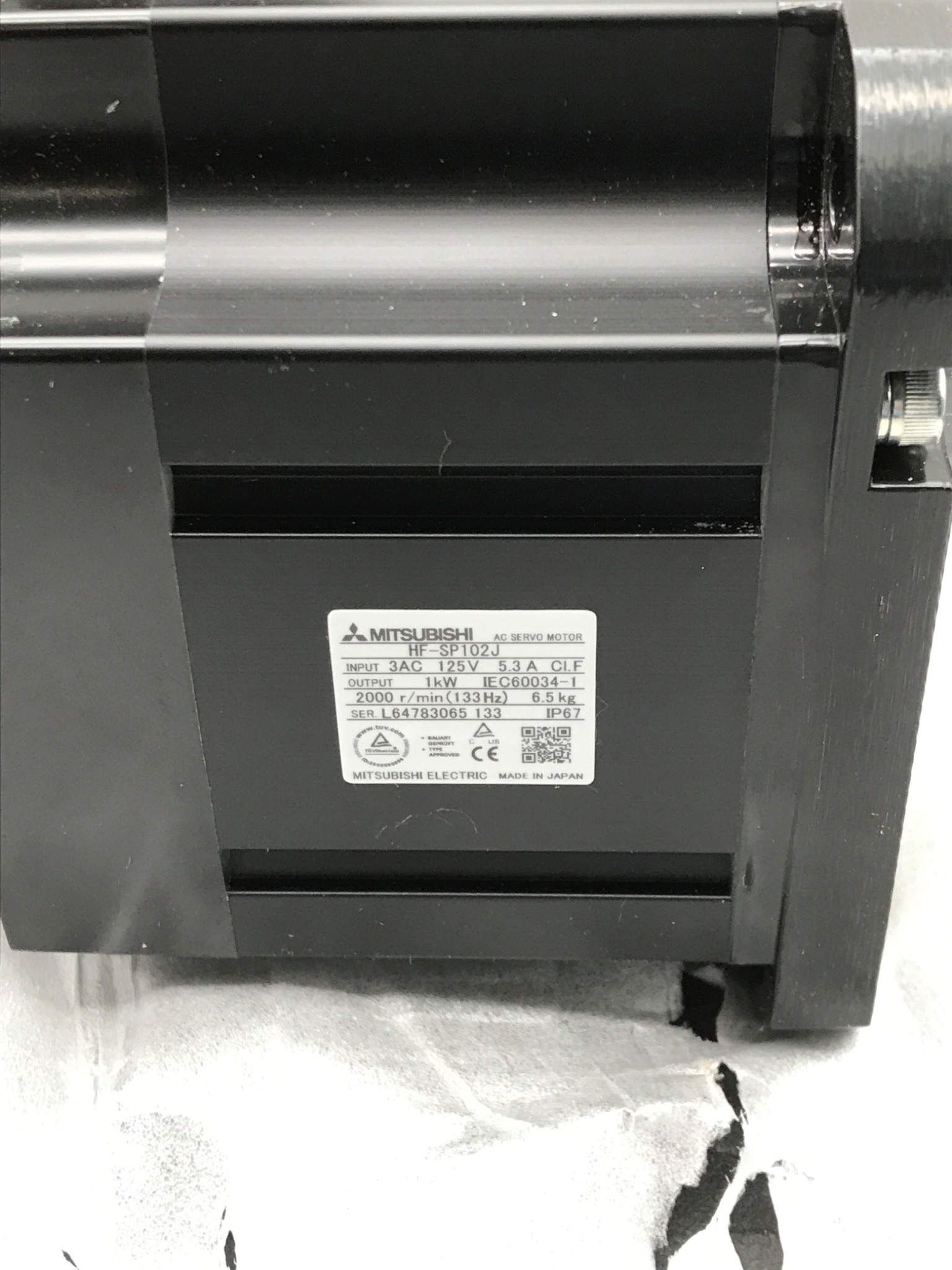 MITSUBISHI ELECTRIC HF‑SP102J 1kW AC Servo Motor NEW 2