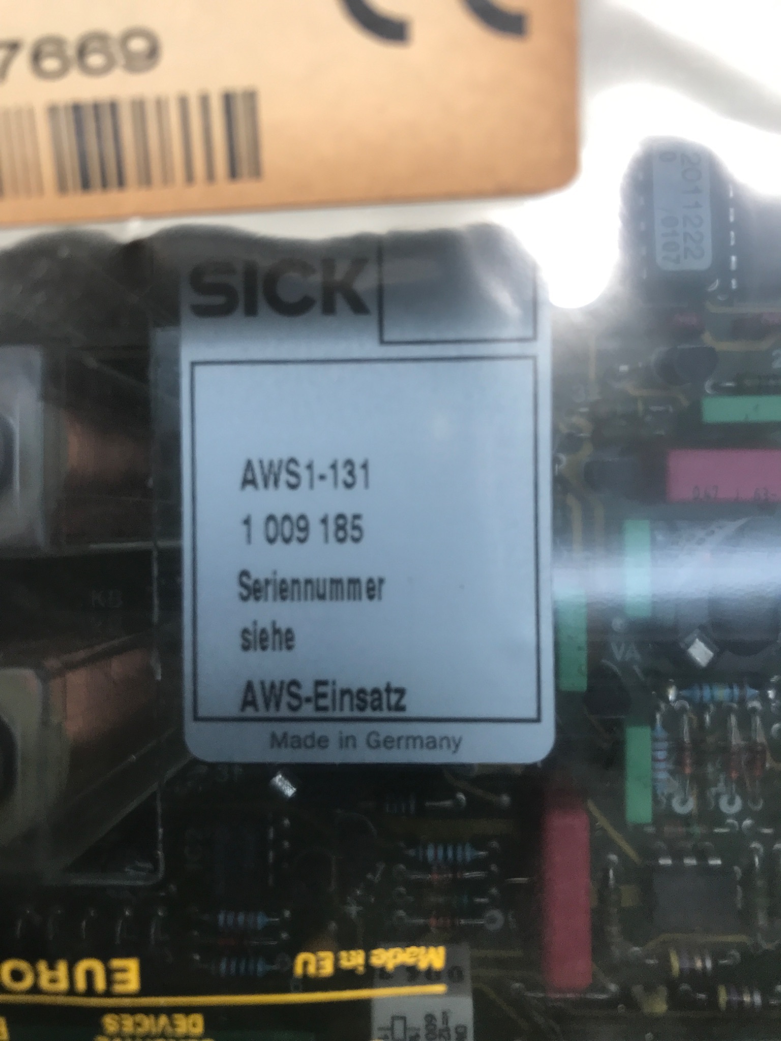 SICK AWS1‑131 Light Curtain Relay Module NEW 1