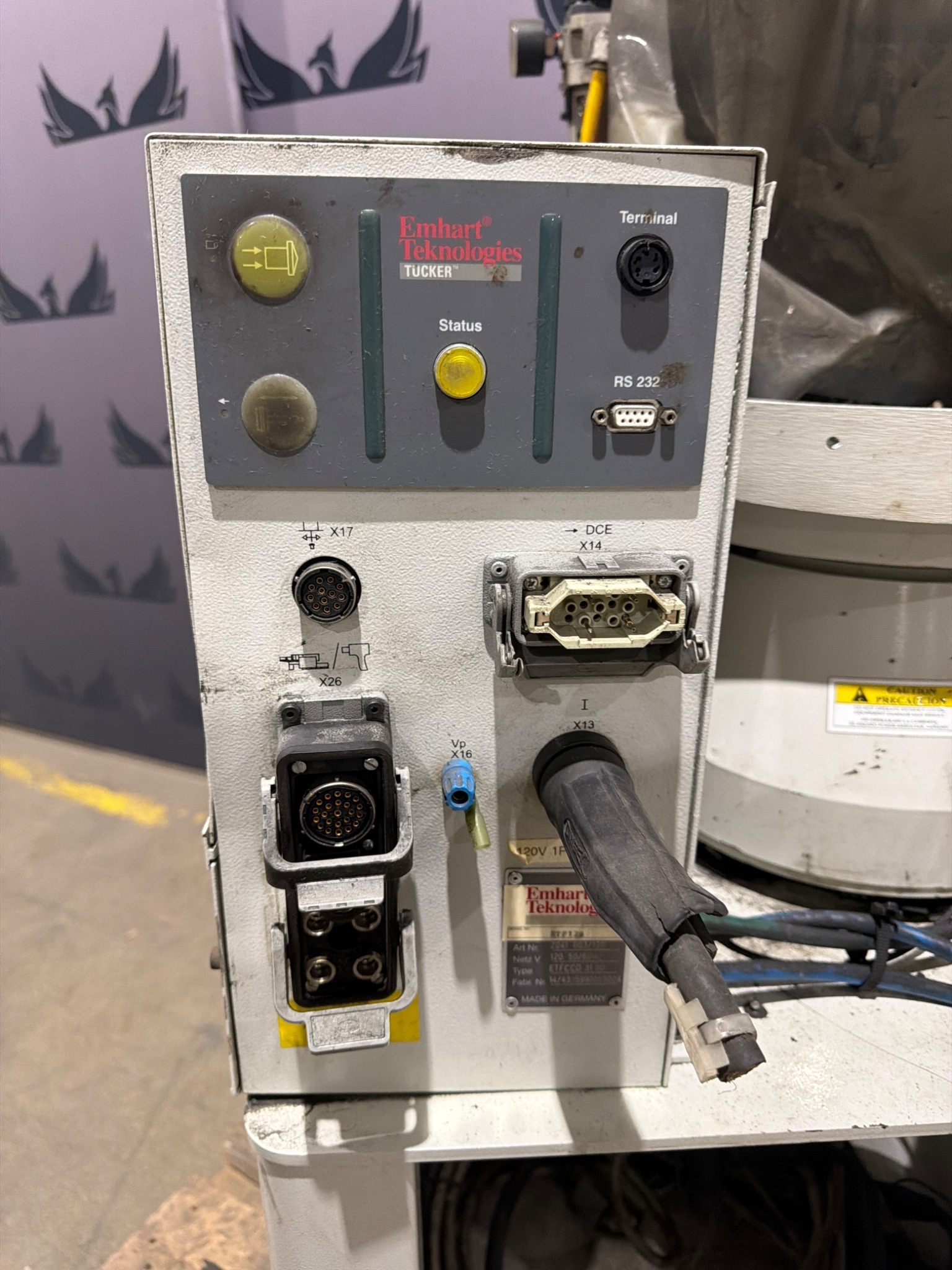 EMHART TEKNOLOGIES ETF12B Stud Welder USED 1