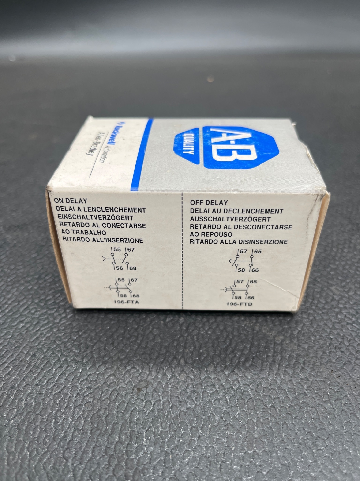 ALLEN BRADLEY 196‑FTA Type F Pneumatic Timing Unit NEW 2