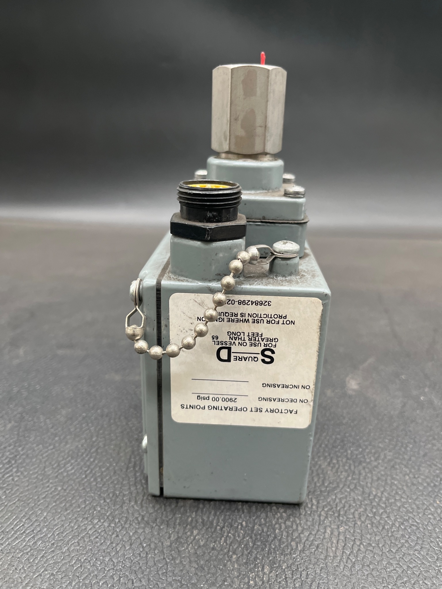 SQUARE D 9012‑GCW‑3 Industrial Pressure Switch USED 1