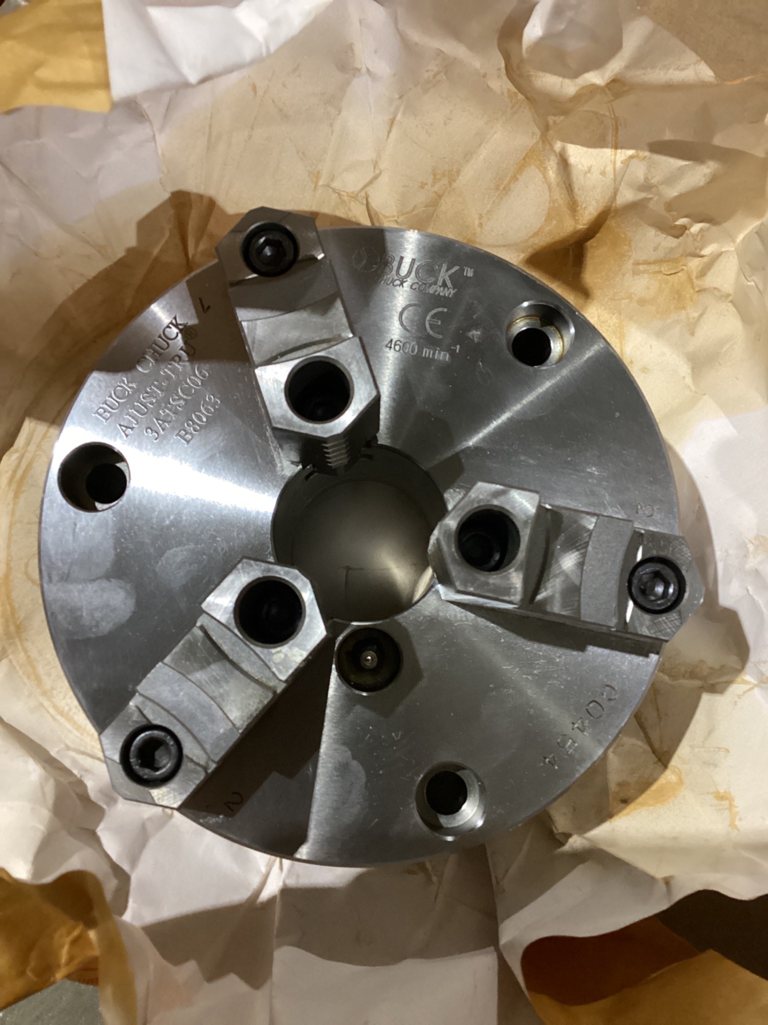 BUCK CHUCK ATSC STEEL BODY SCROLL CHUCKS NEW 4