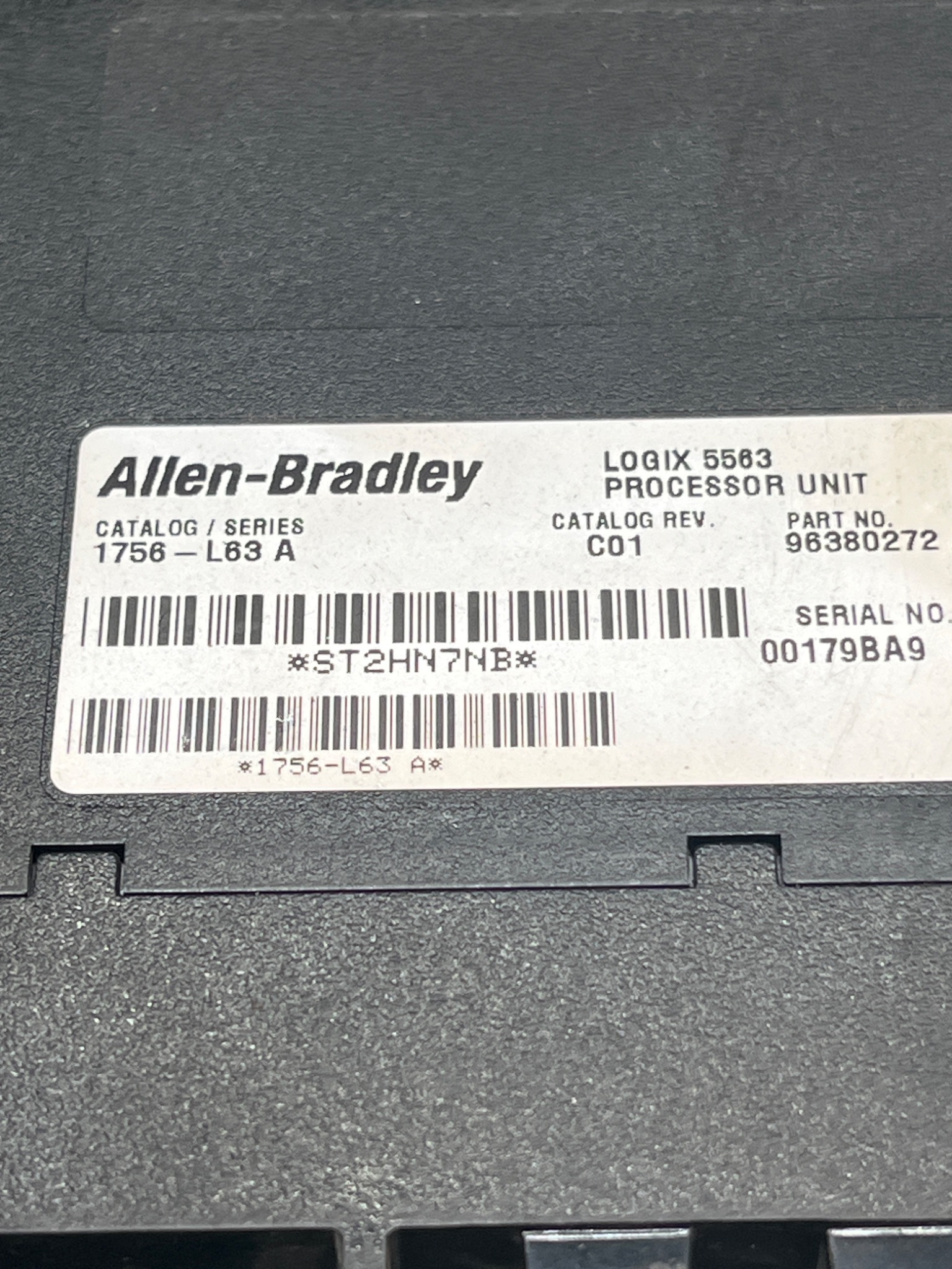 ALLEN BRADLEY 1756-L63 Logix 5563 Processor Unit USED 4