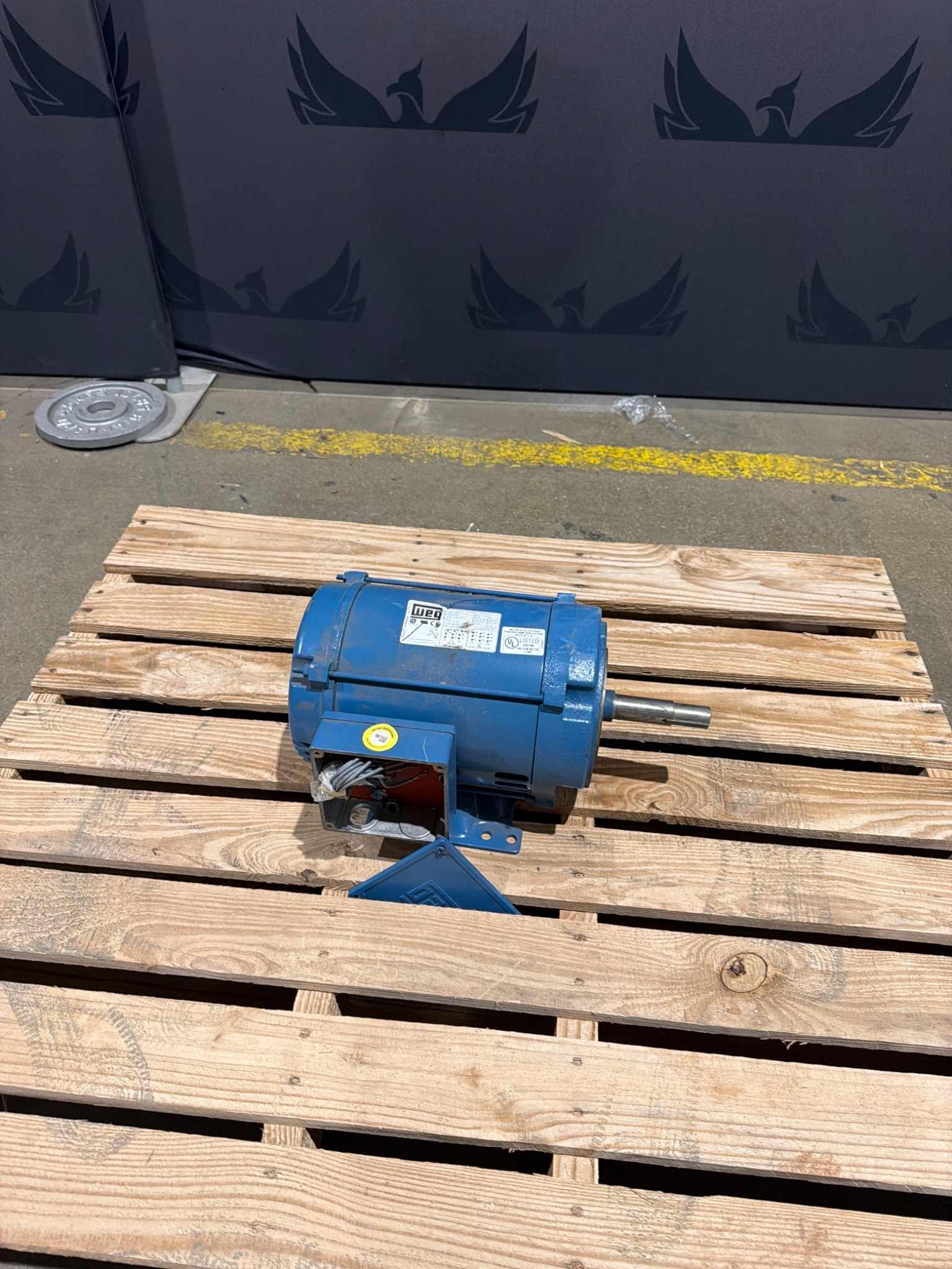 USED WEG 00736OP3E184JM 7.5HP JM Pump Motor 0