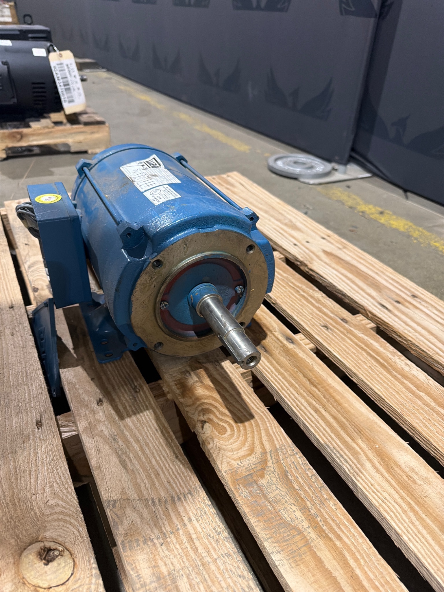 USED WEG 00736OP3E184JM 7.5HP JM Pump Motor 3