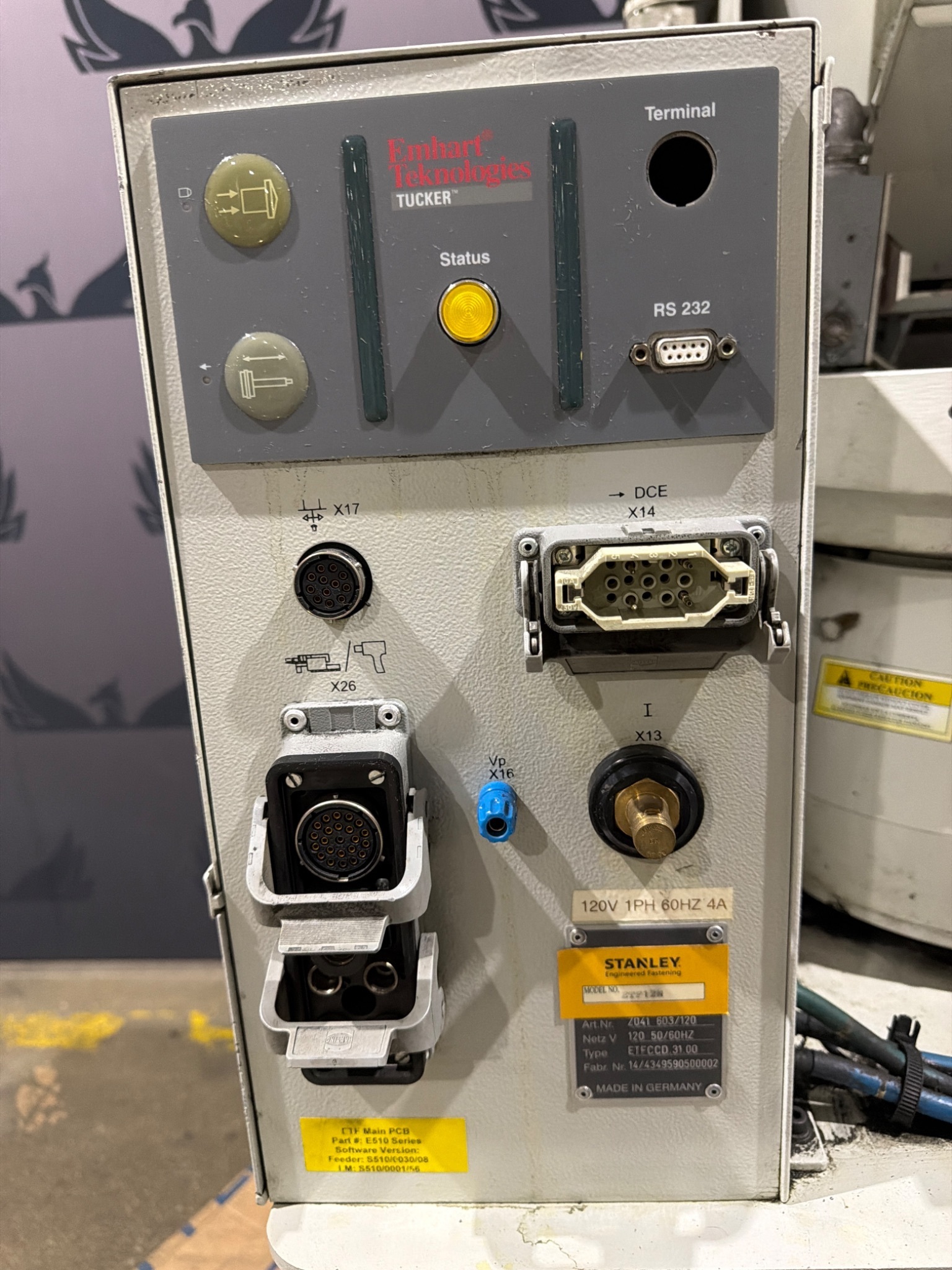 EMHART ETF12N Stud Welder USED 4