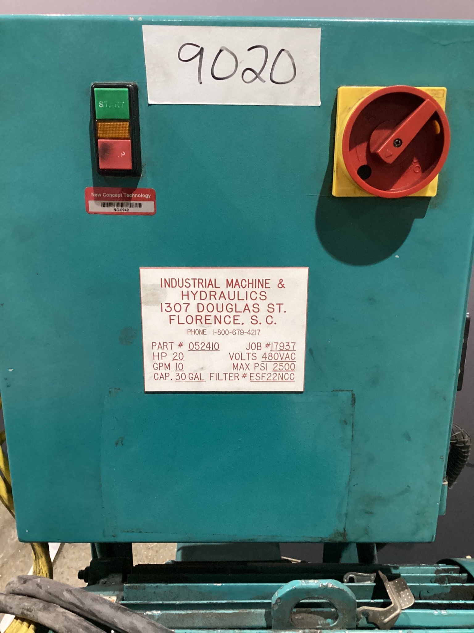 INDUSTRIAL MACHINE & HYDRAULICS 052410 USED 5