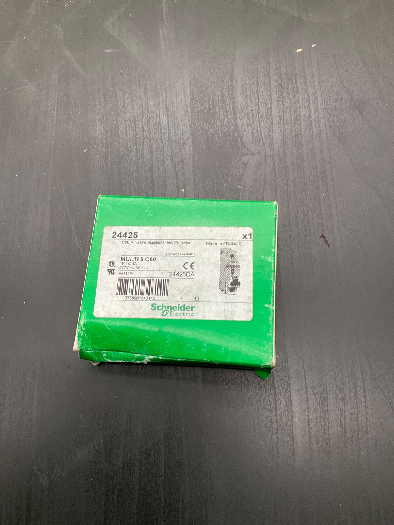 SCHNEIDER ELECTRIC 24425DA MULTI 9 C60 Miniature Supplementary Protector NEW 0