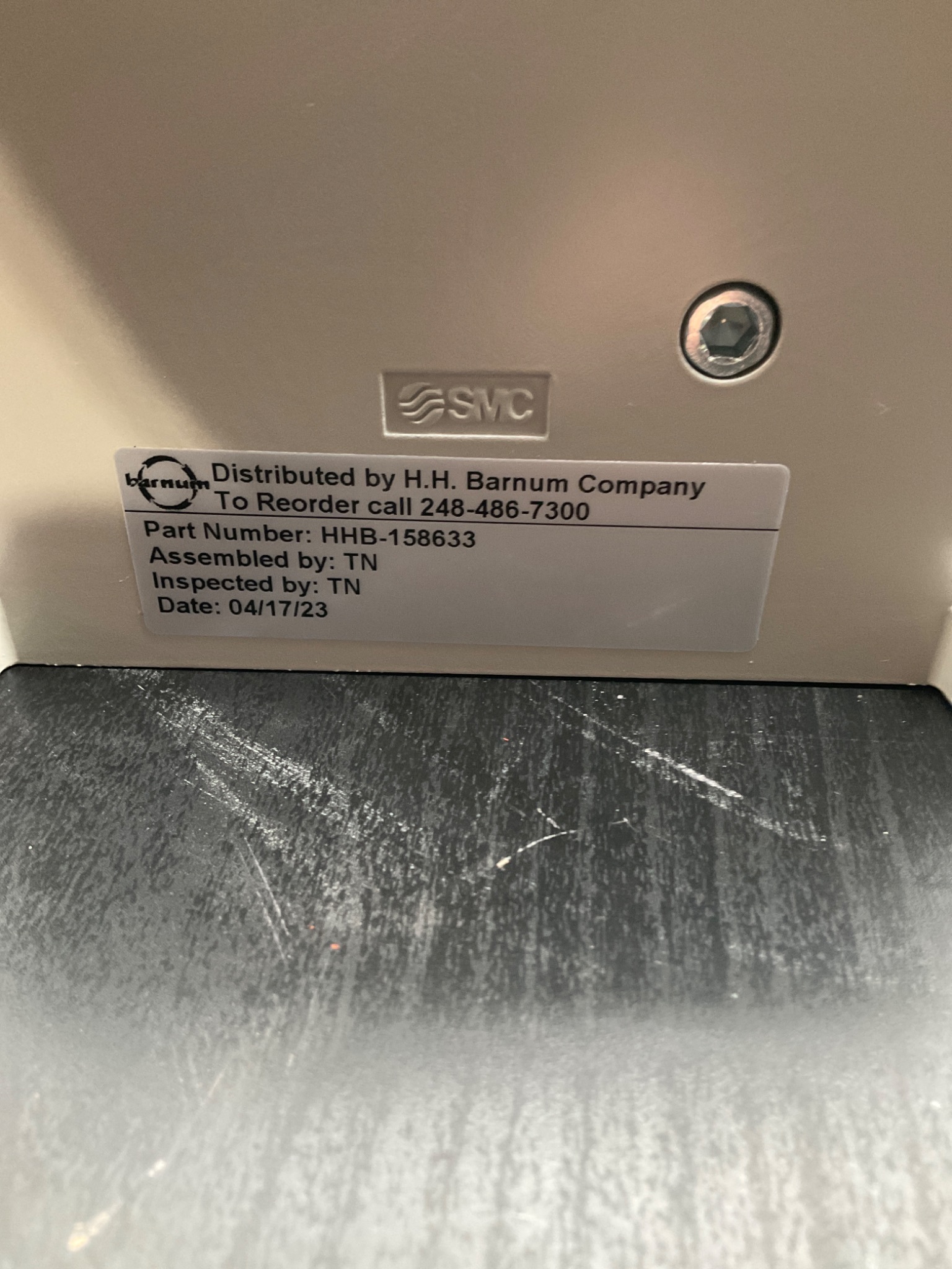 SMC VVQ4000-10A-1 VALVE MANIFOLD ASSEMBLY; NEW 10
