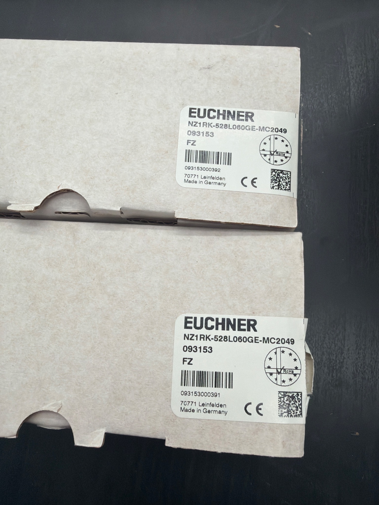 EUCHNER NZ1RK-528L060GE-MC2049 SAFETY SWITCHES; NEW 3