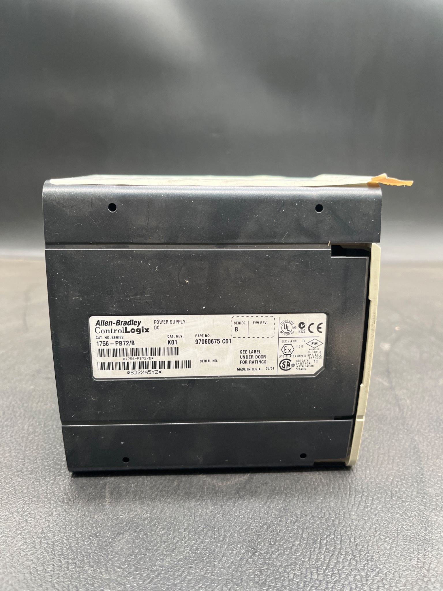 ALLEN BRADLEY 1756-PB72 ControlLogix DC Power Supply Unit USED 3