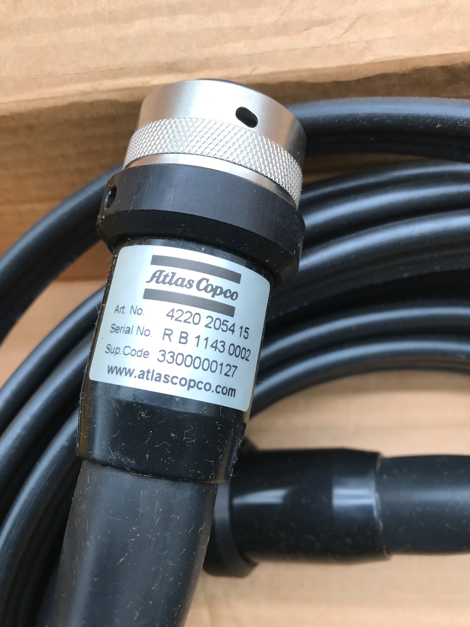 ATLAS COPCO 4220 2054 15 Machine Cable NEW 1