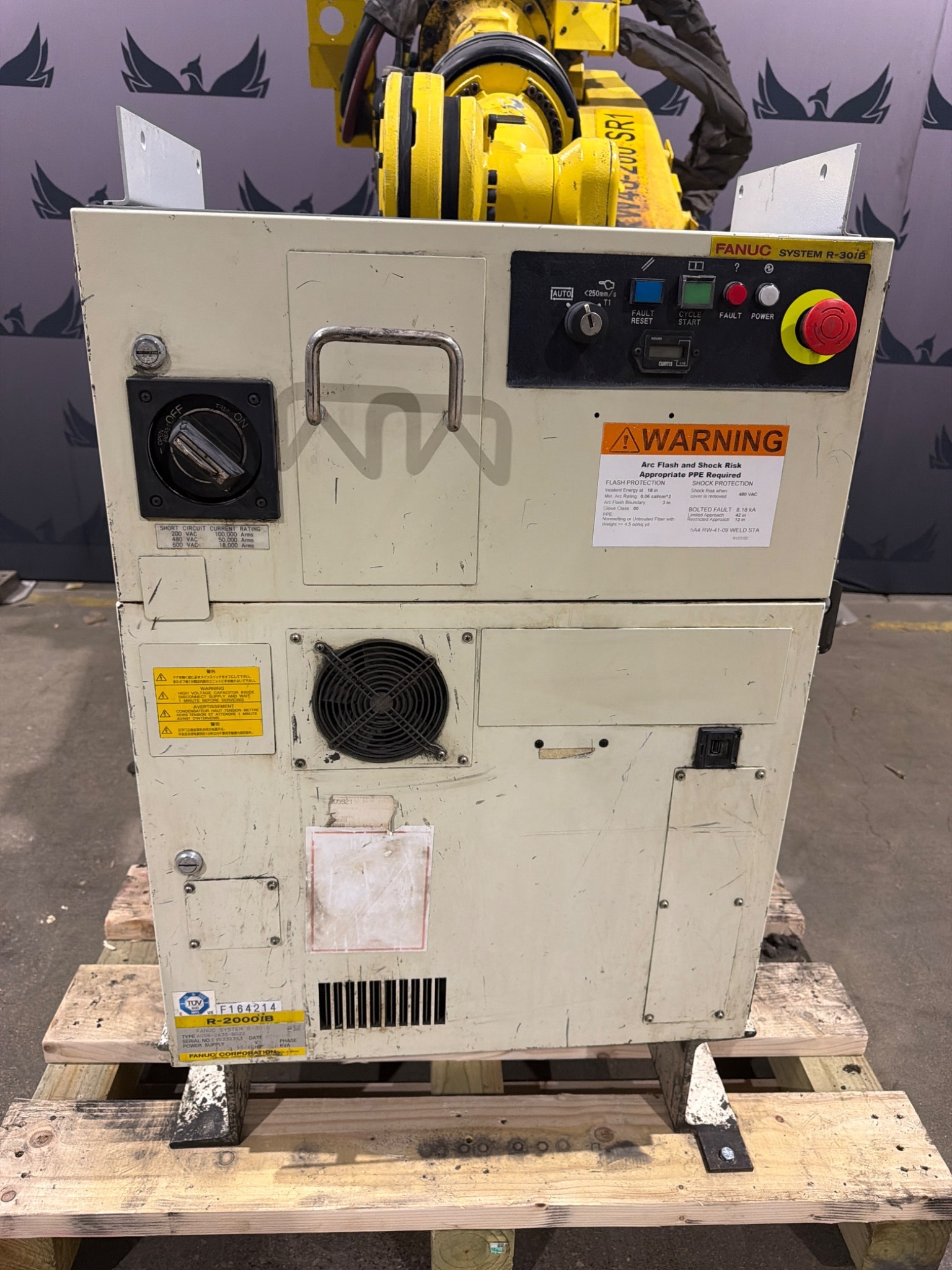 FANUC R-2000iB/210F Robot Complete w/ R-30iB Controls USED 1